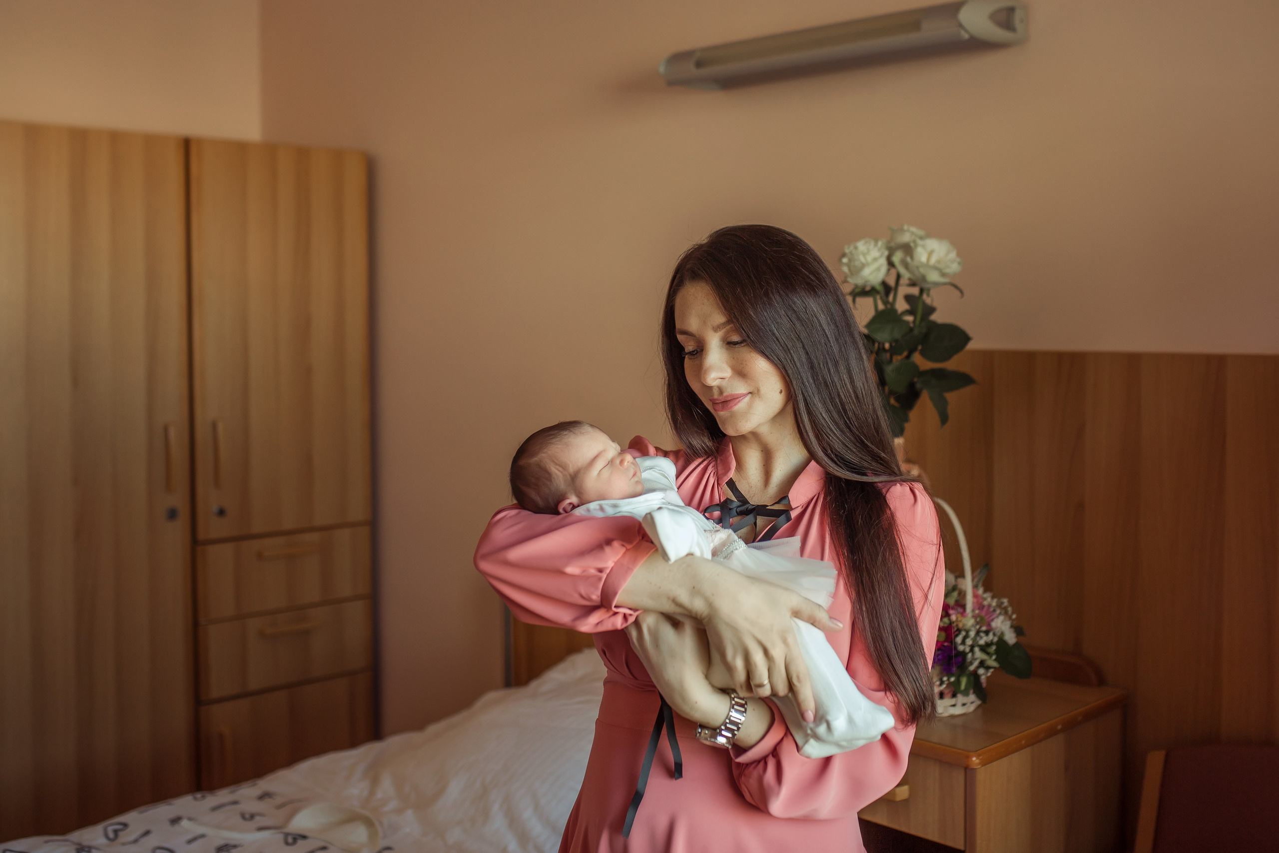 Выписка Милаши. Фотограф на Крещение, семейный фотограф в Москве