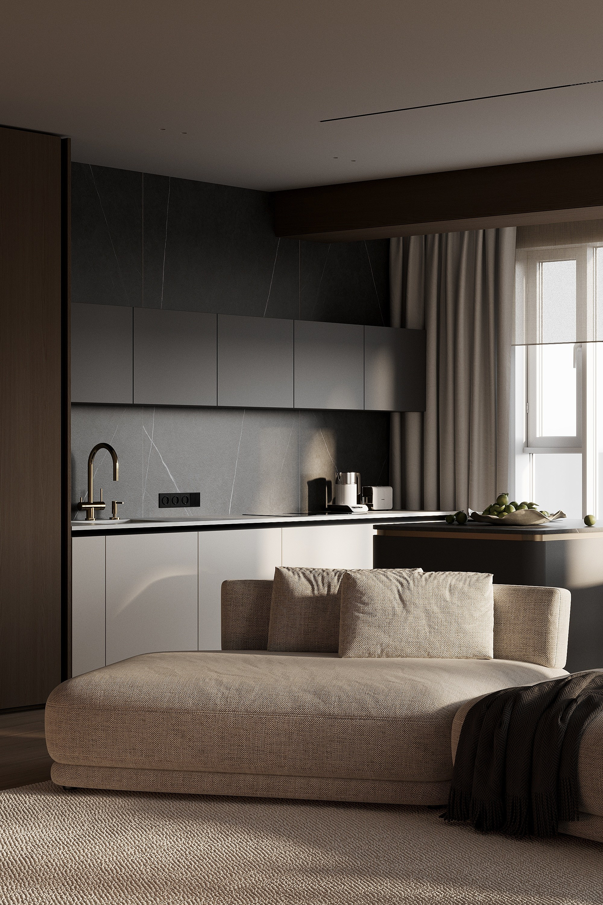 ЖК Sky House. Студия дизайна интерьера mono moon в Москве