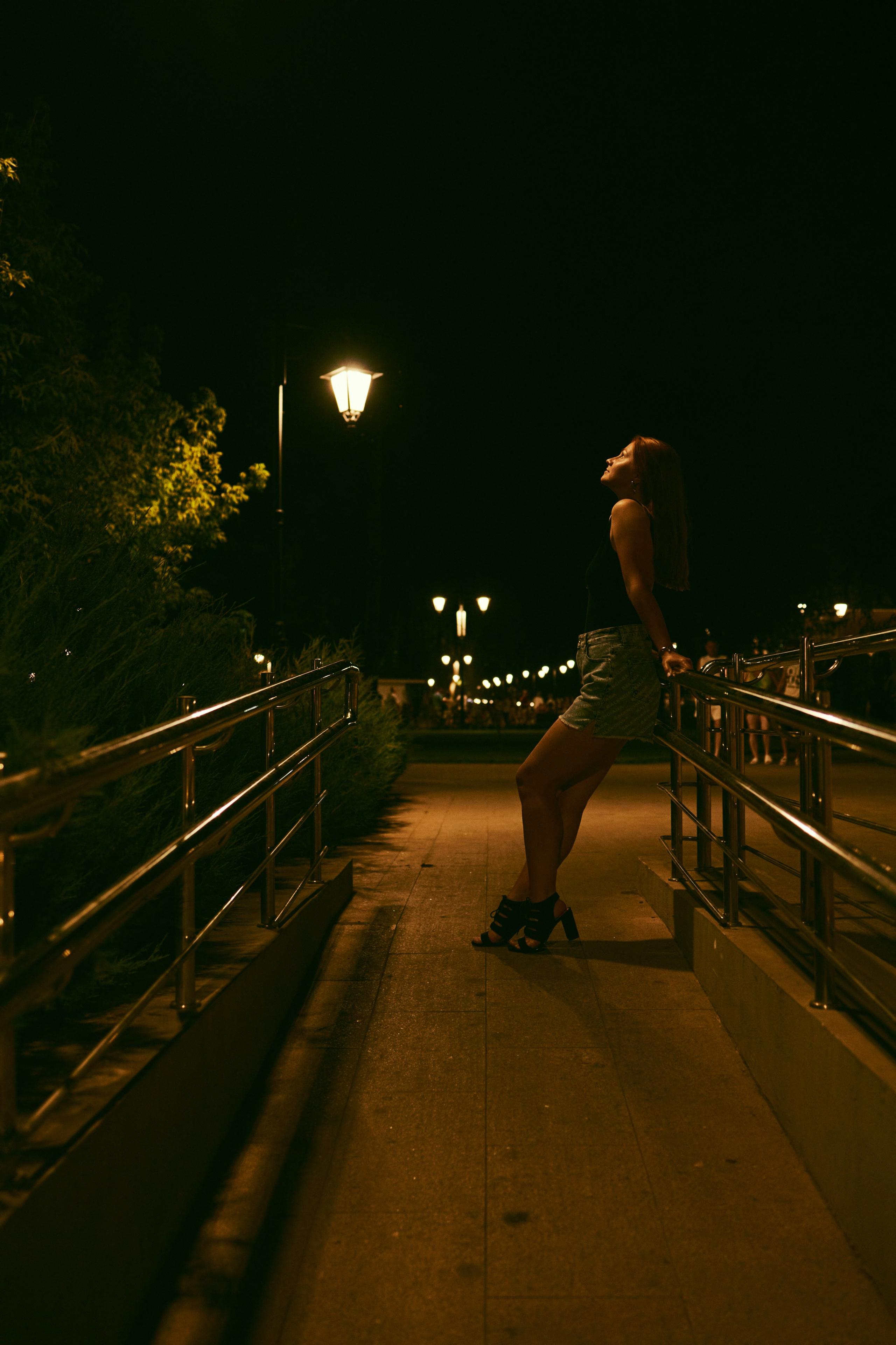 Вечером на набережной. Фотограф в Краснодаре