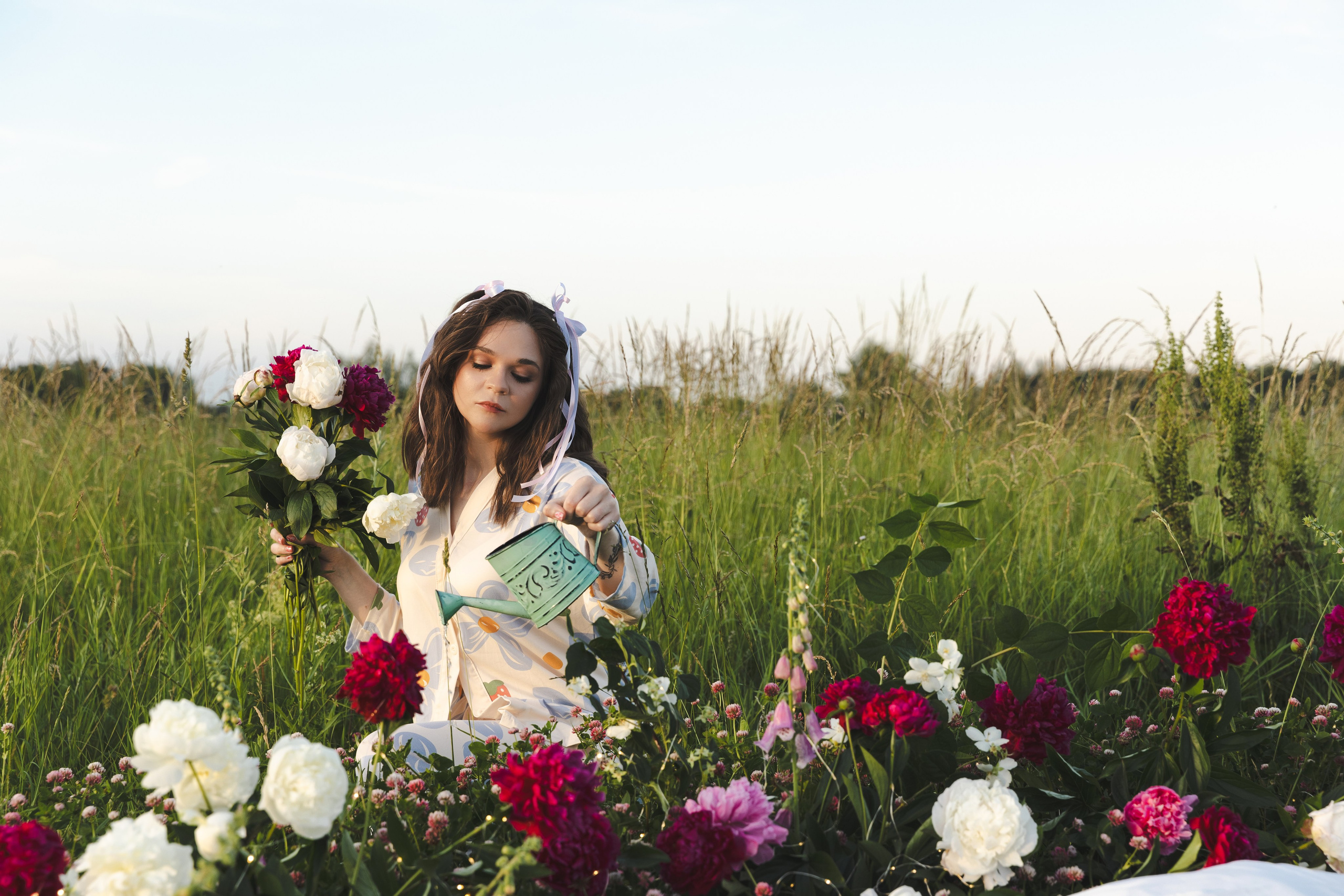 Пионовые сны. Женский и семейный фотограф в Туле Катя Вуколова