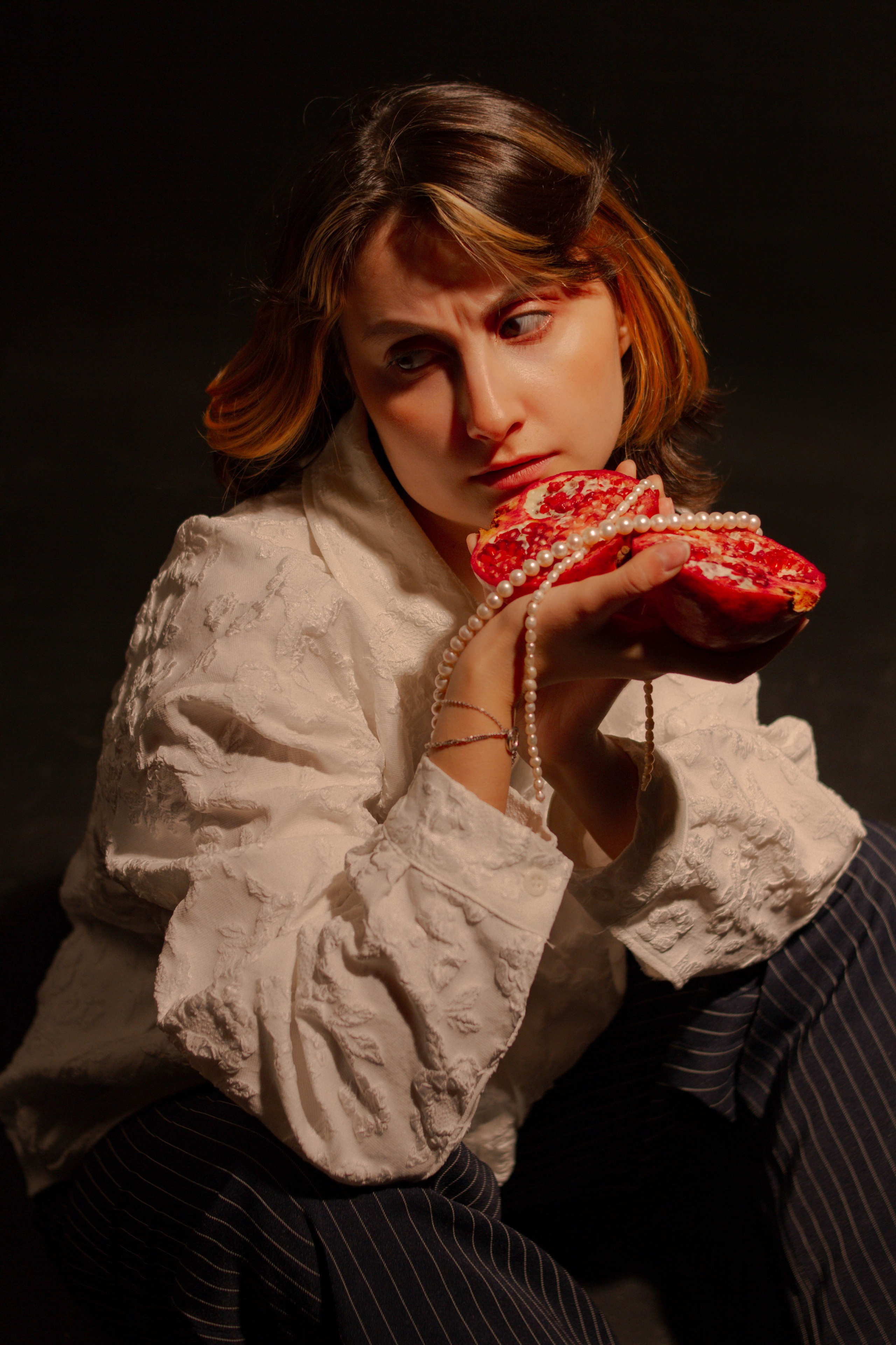 Гранат и жемчуг. Создадим шедевр? Виталина и её фотоискусство