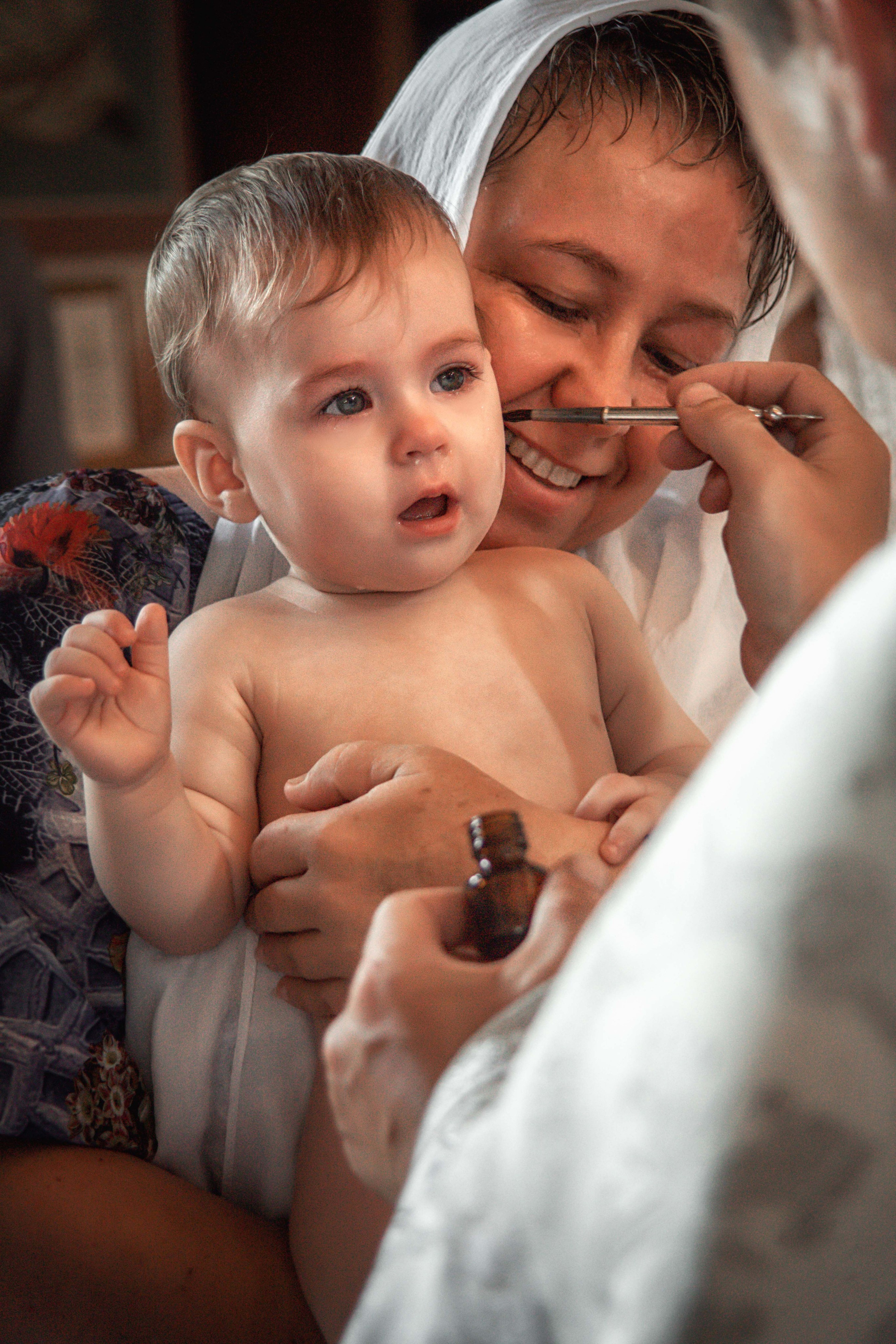 Крещение Василисы. Семейный и детский фотограф в Москве Ольга Кривенцова