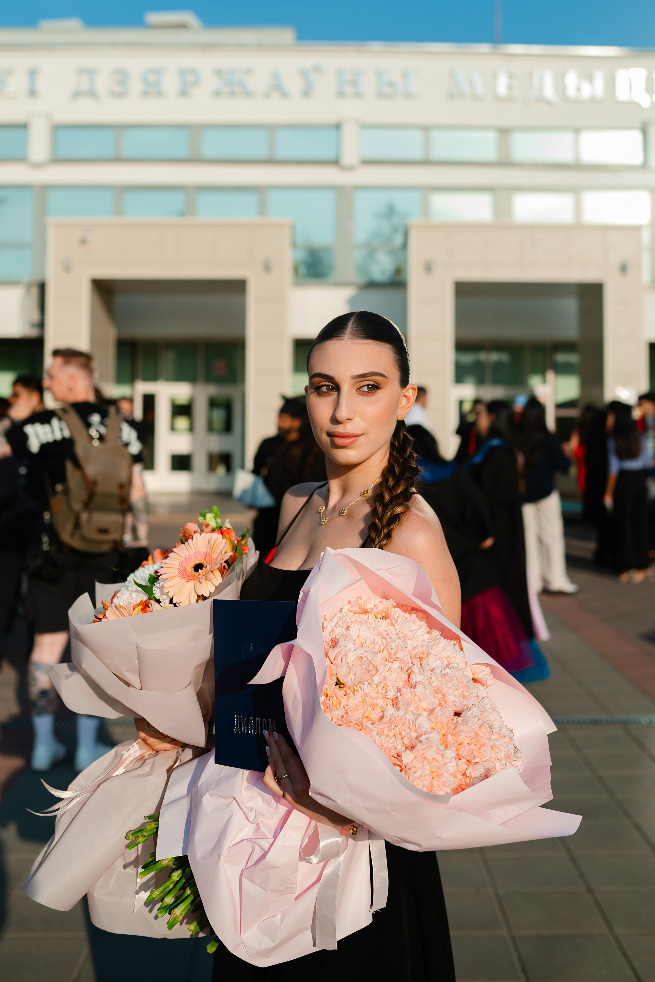 Вручение диплома в БГМУ. Свадебный фотограф в городе Минск Крохмалюк Анна