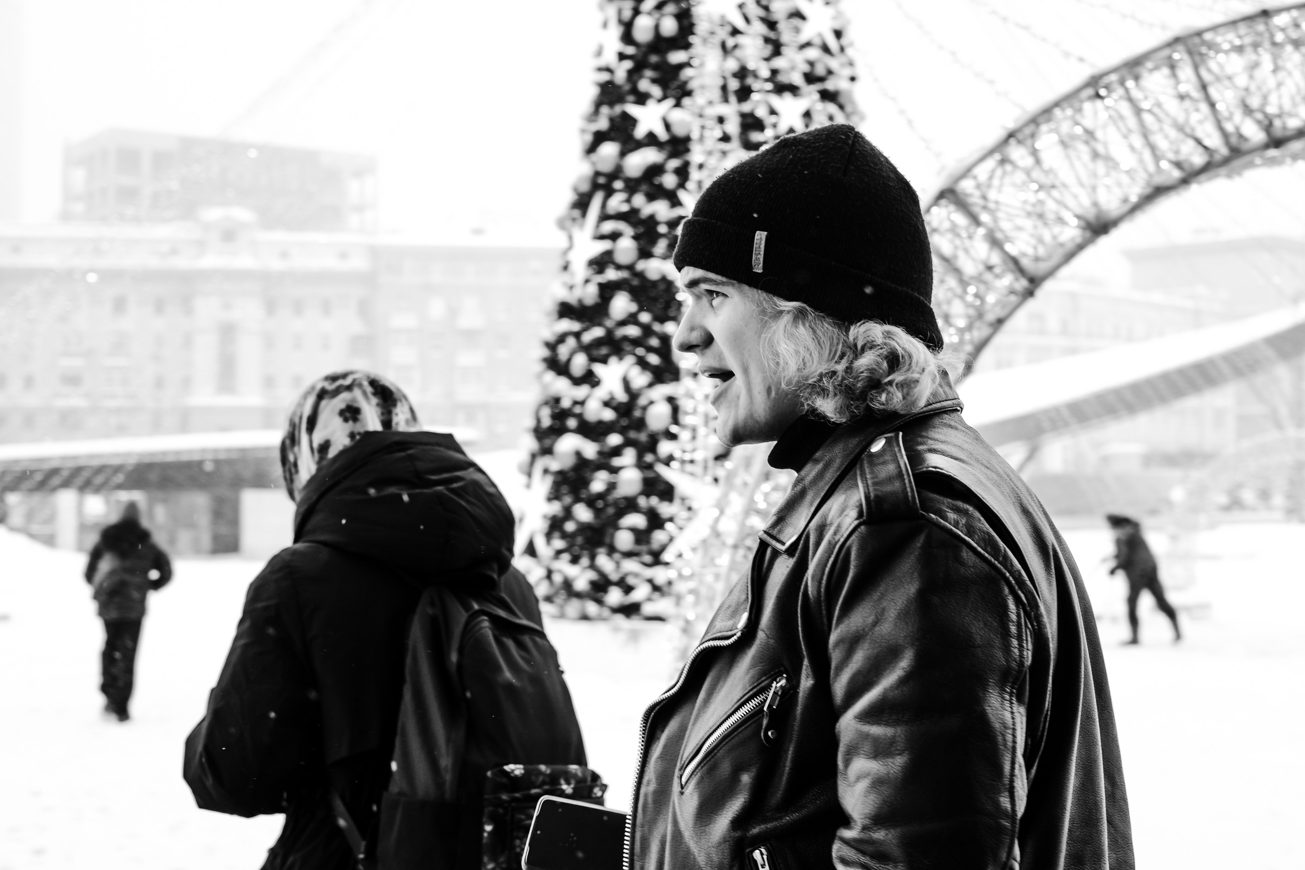 Street: снежная Москва