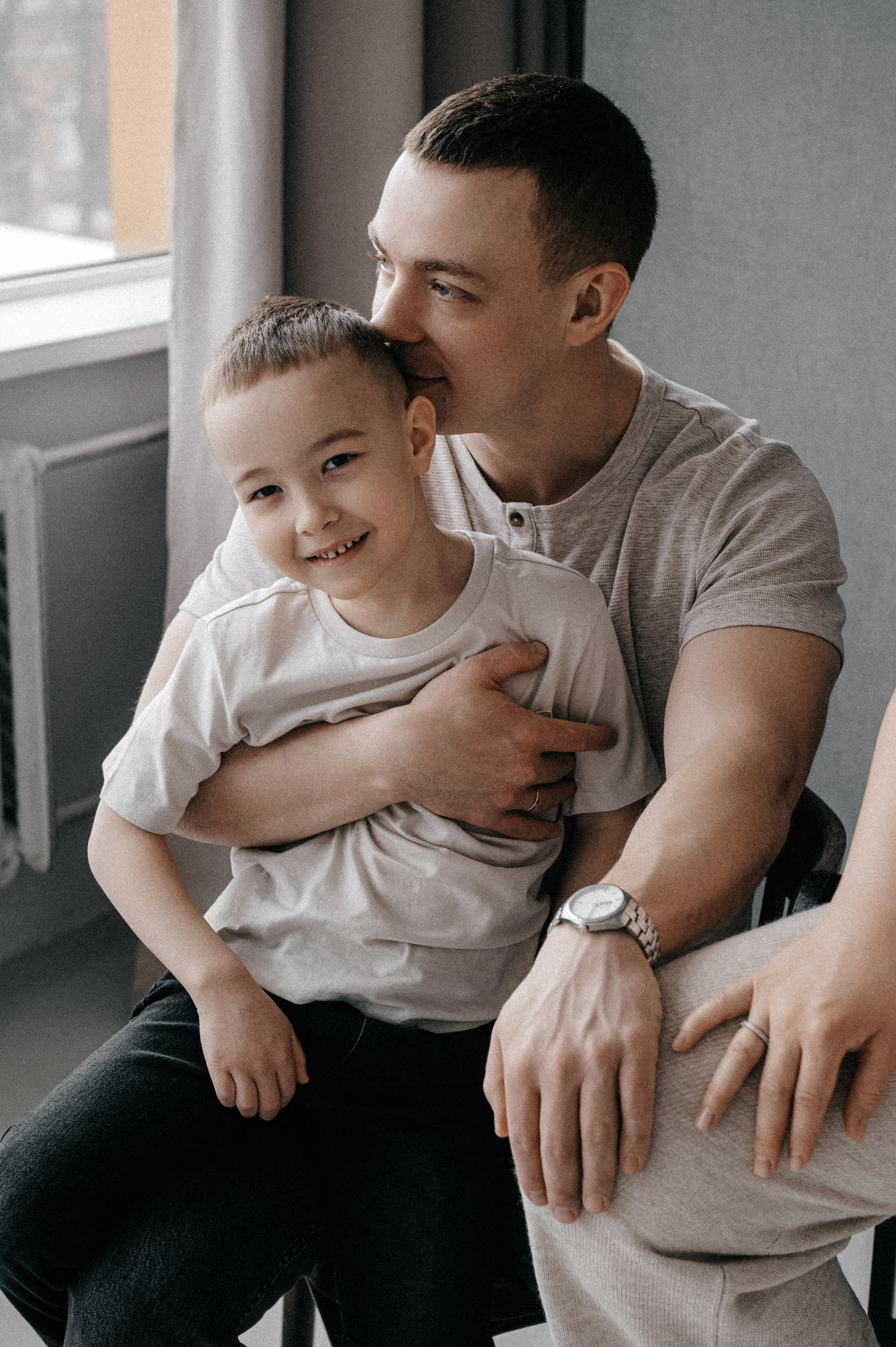 Семейная фотосессия беременности для Альбины в фотостудии Space noir art. Свадебный и семейный фотограф Виктория Носачёва. Щелково, Москва и МО