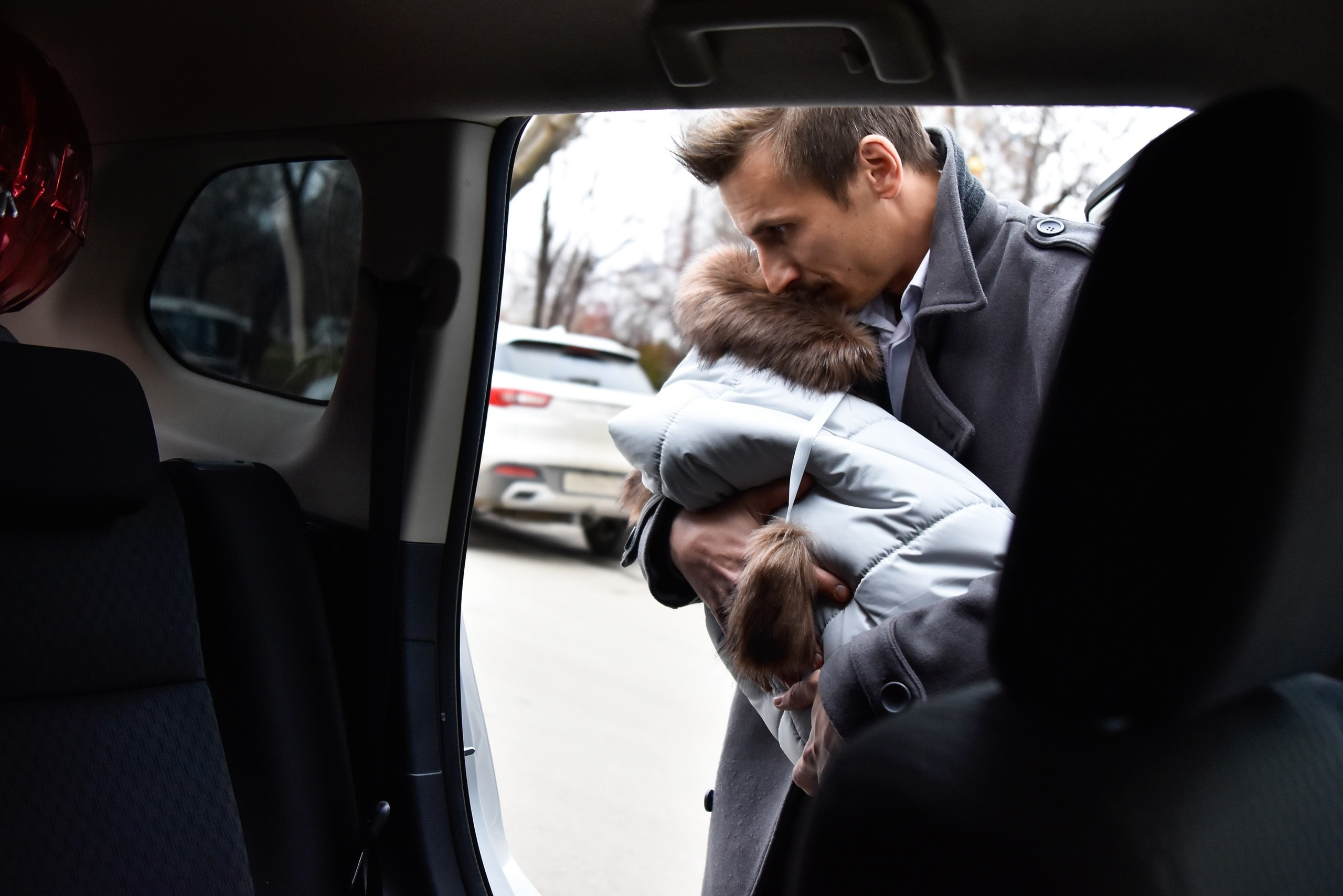 Фотосессия выписки из роддома в Самаре