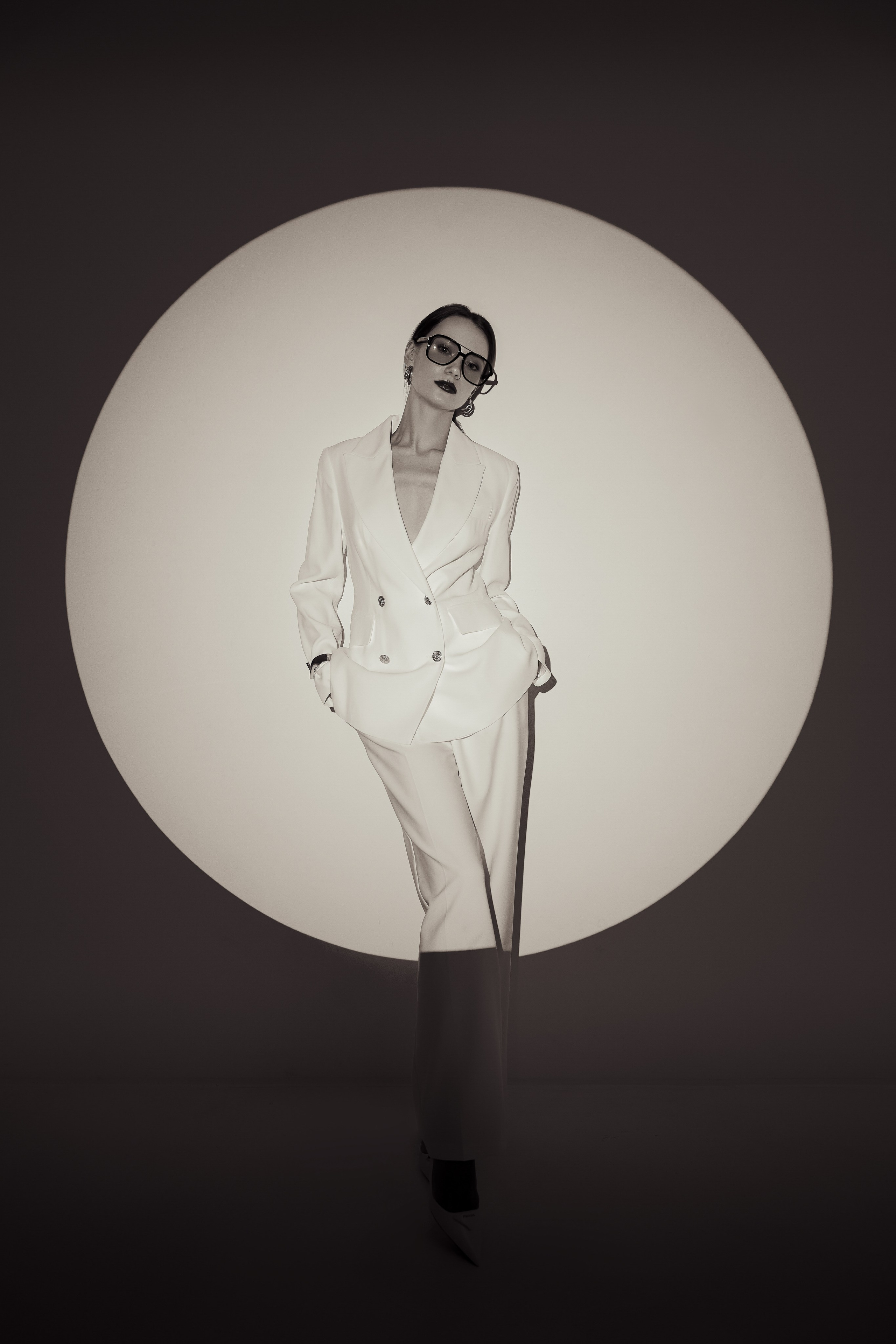 Съемка портрета с масками Гобо. Портретный фотограф в Санкт-Петербурге Дария Сыч