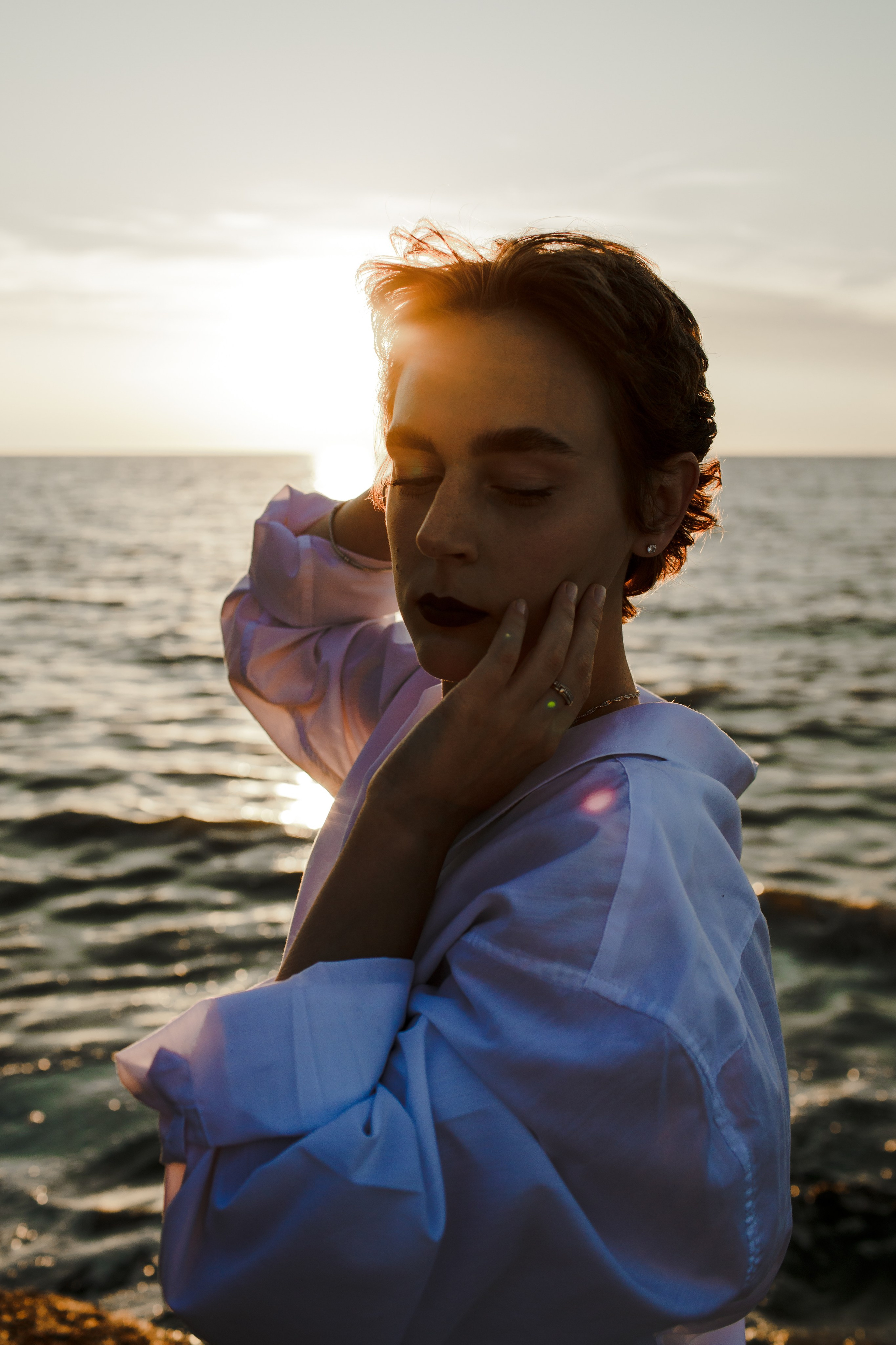 Портрет на море. Свадебный фотограф Кирилл Белый