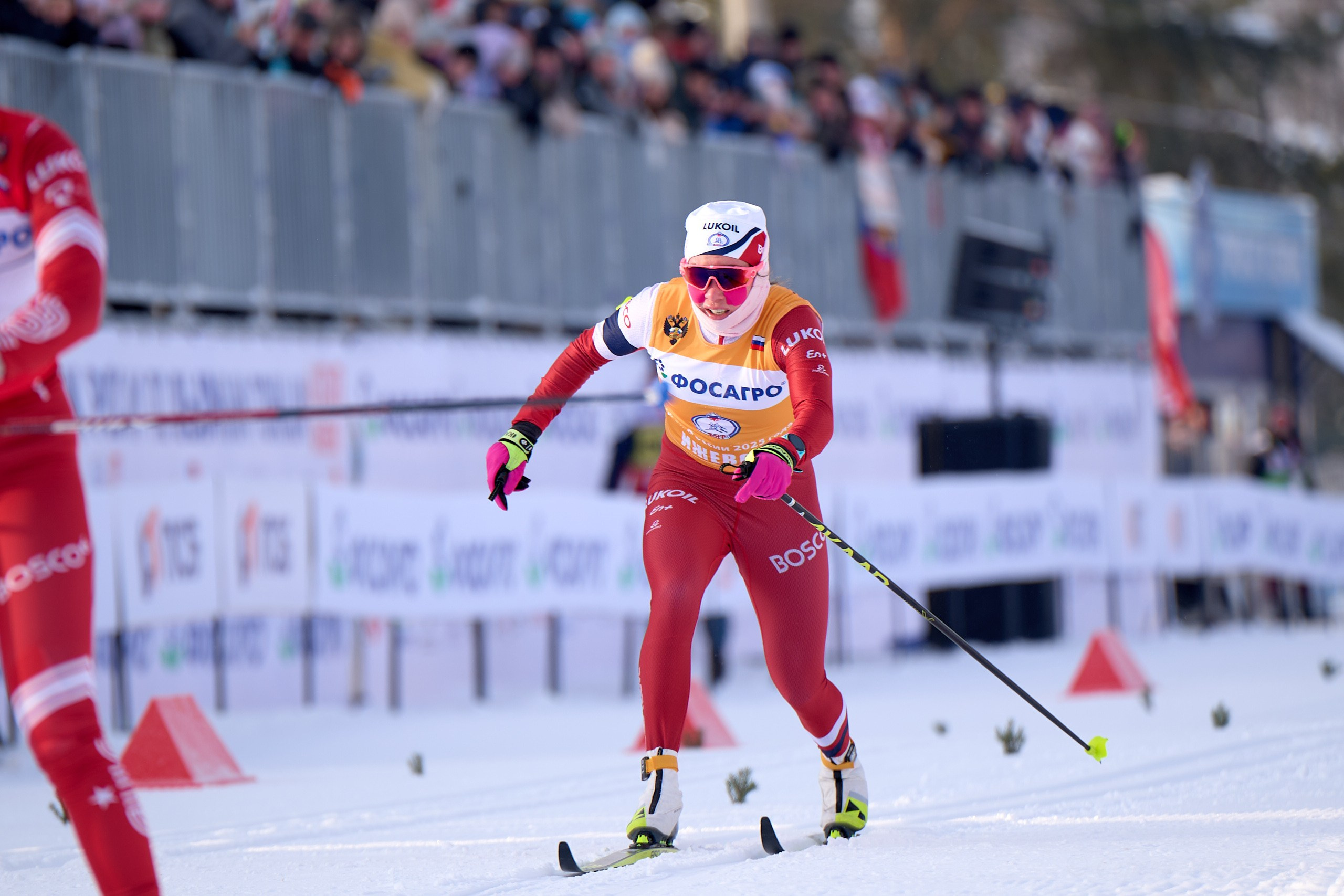 VI этап ФосАгро Кубка России по лыжным гонкам. Ижевск 25.01.2025 и 26.01.2025. Спортивный репортажный фотограф в Ижевске Сергей Мерзляков