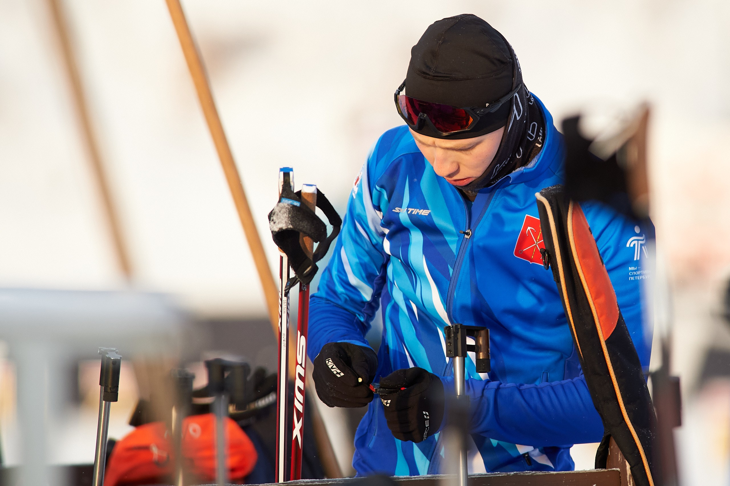 Биатлон. Чемпионат России — 2024/2025, 3-й этап, Ижевск. Спринт. Мужчины. Спортивный репортажный фотограф в Ижевске Сергей Мерзляков