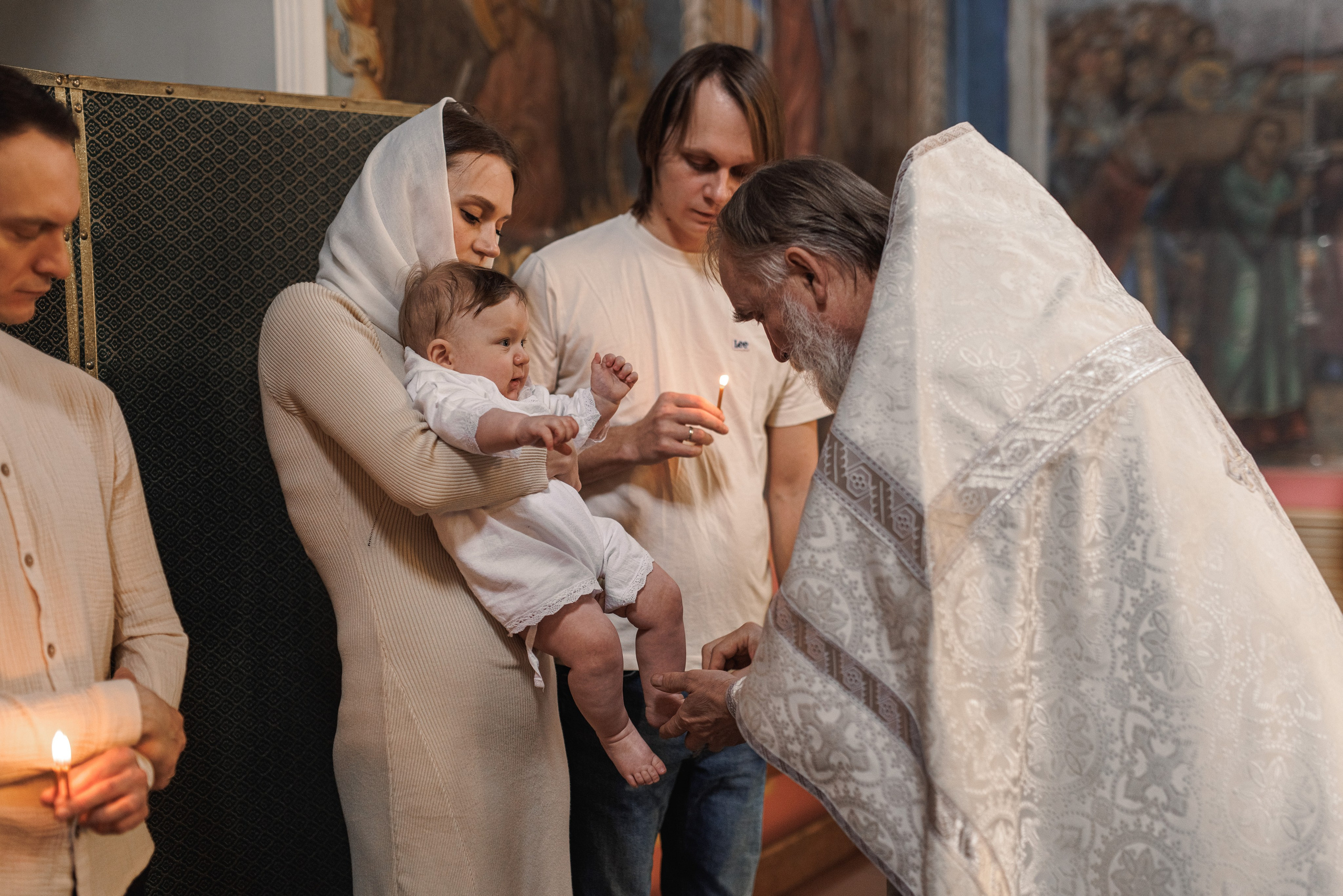Крещение Мирона. Свадебный и семейный фотограф Наталья Штык