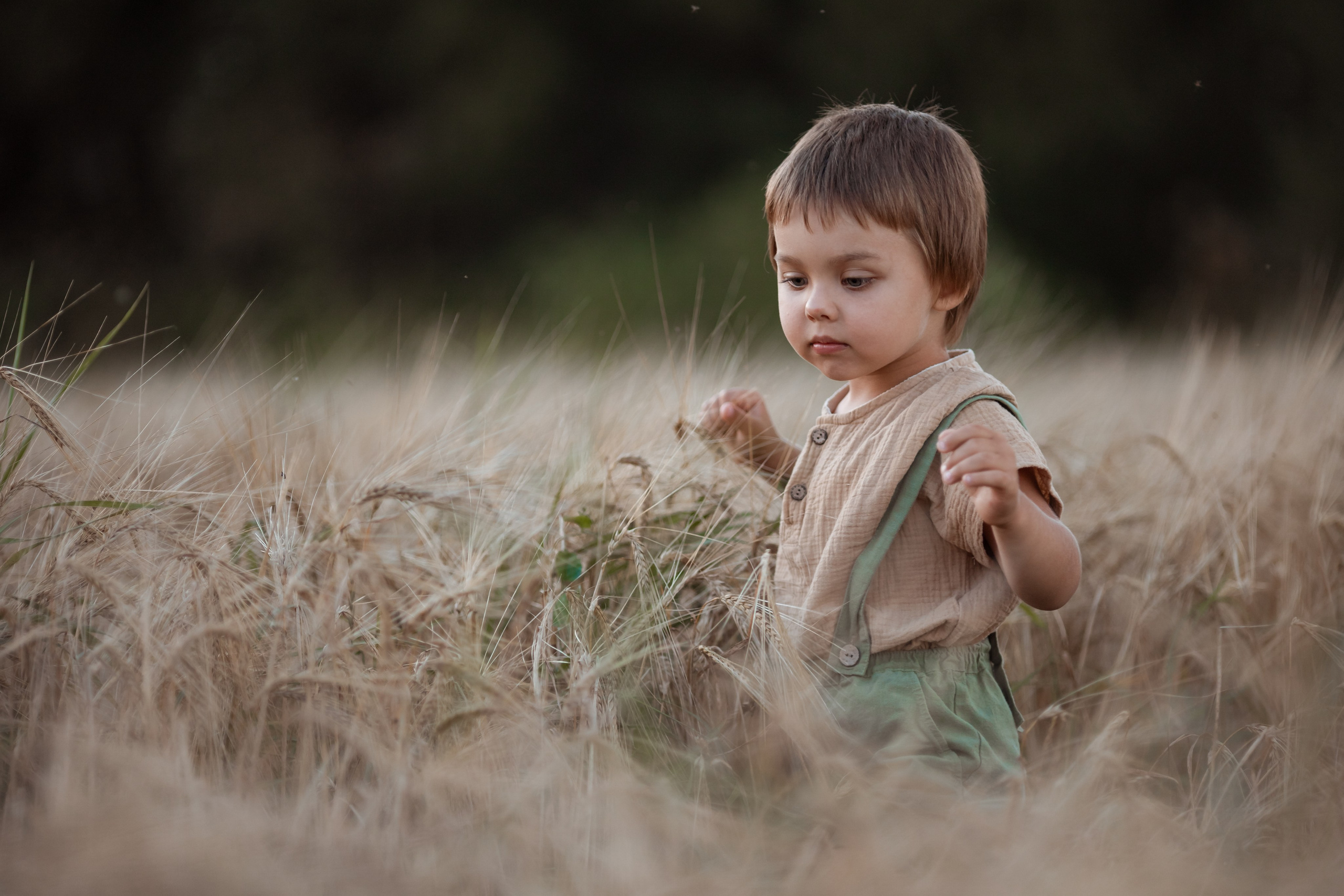 Детская фотосессия в полях | Надежда Воробьёва. Семейный и женский фотограф в Москве Надежда Воробьева