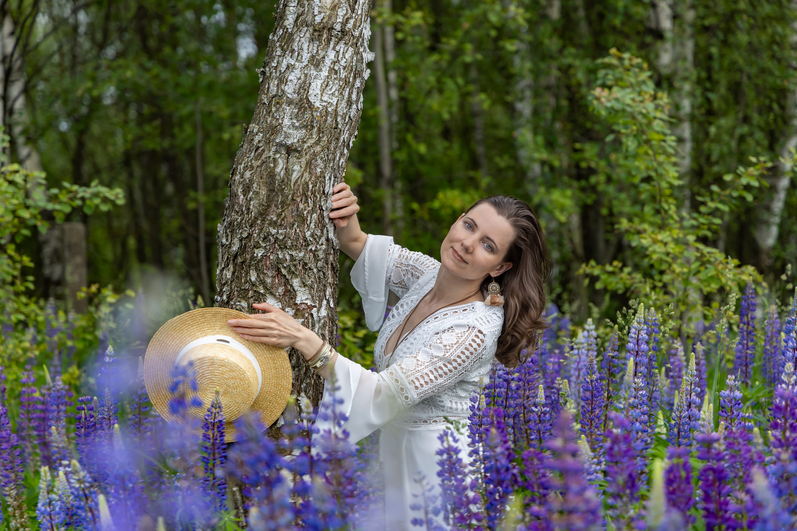 Фотосессия в люпинах. Репортажный, семейный и студийный фотограф в Москве Демин Алексей