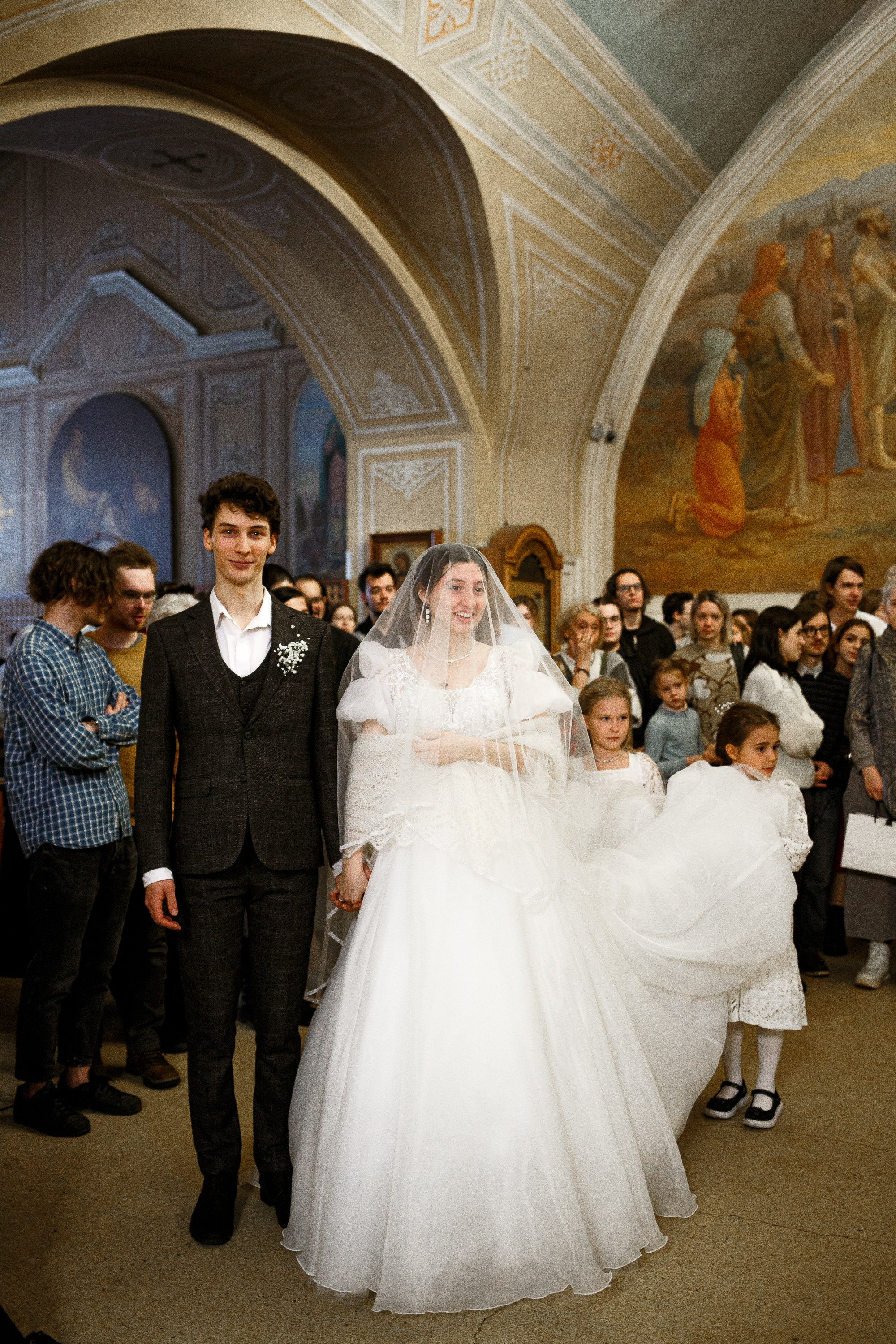 Венчание в храме Космы и Дамиана в Шубине