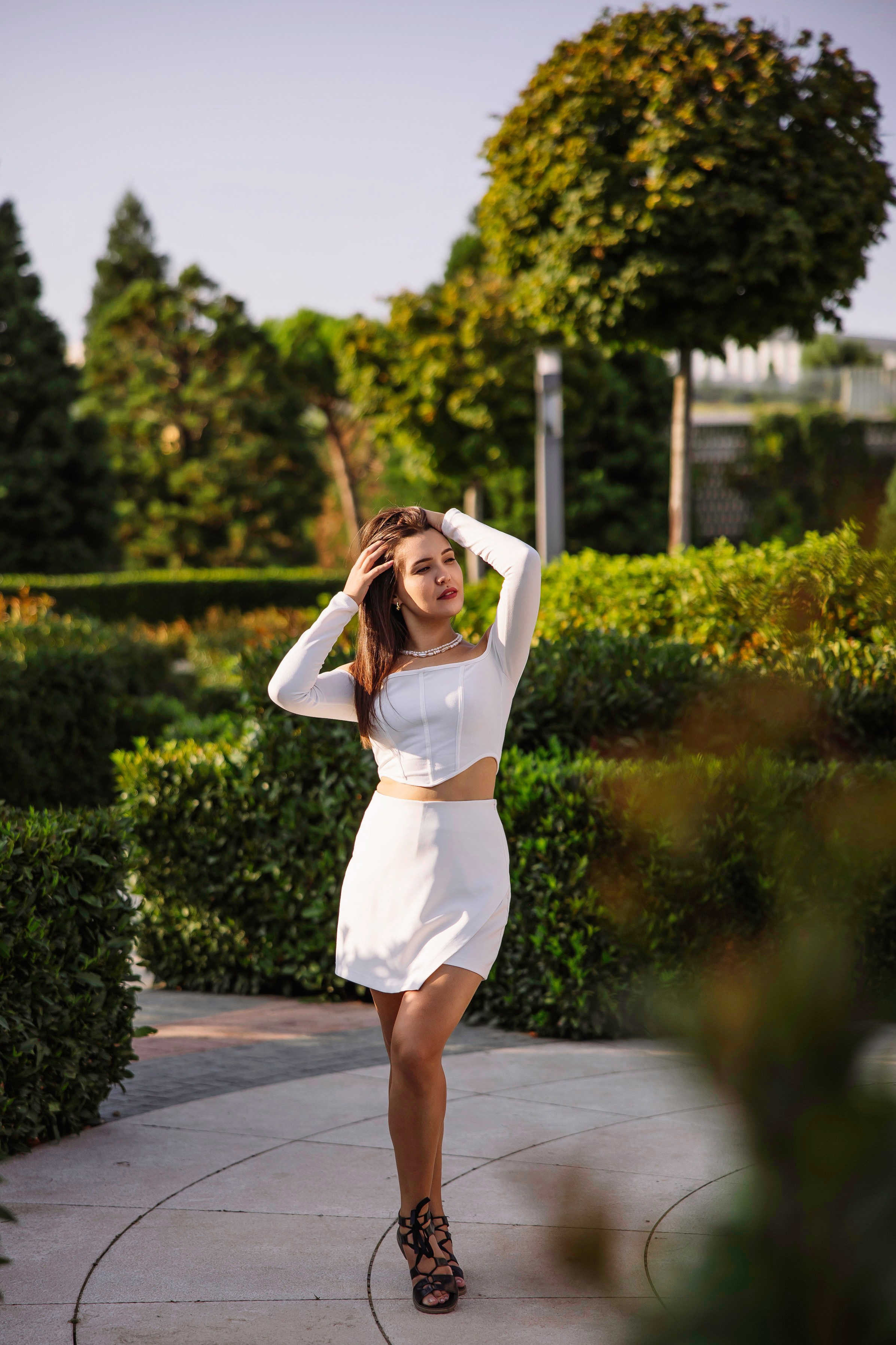 Девушка в парке Галицкого