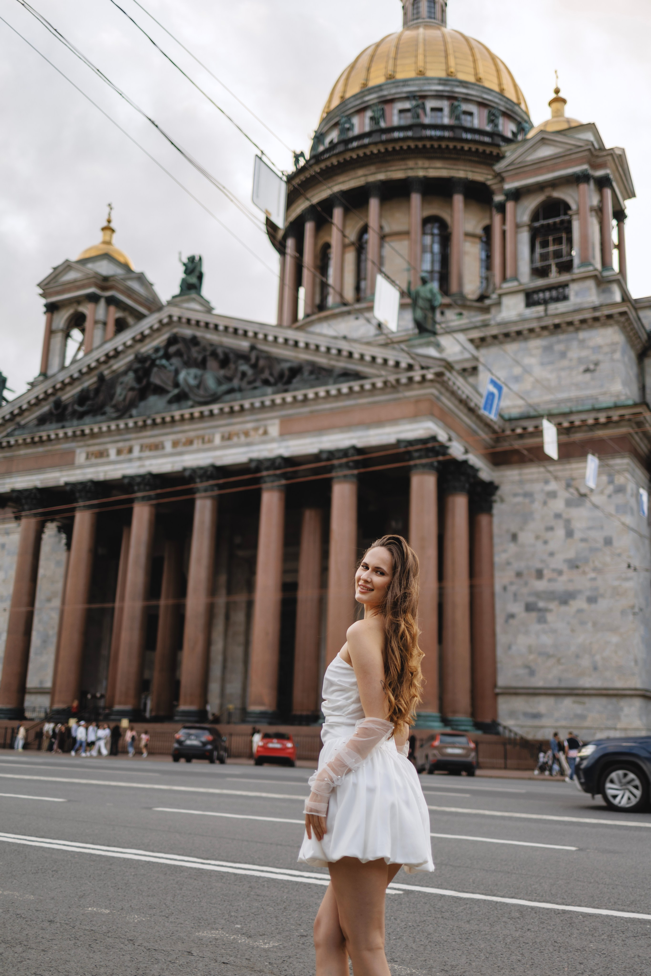 Руслан и Виолетта — Исаакий, Зимняя канавка. Боженова Елена фотограф Санкт-Петербург