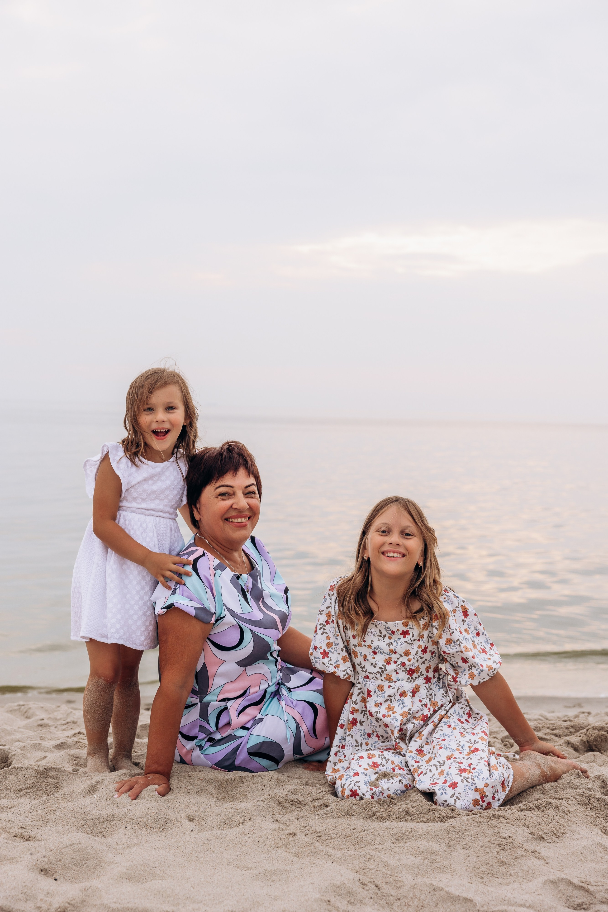 Большая семья Мечниково (Балтийск) море лето. Фотограф в Калининграде свадебная фотография, репортажная, фотосессии