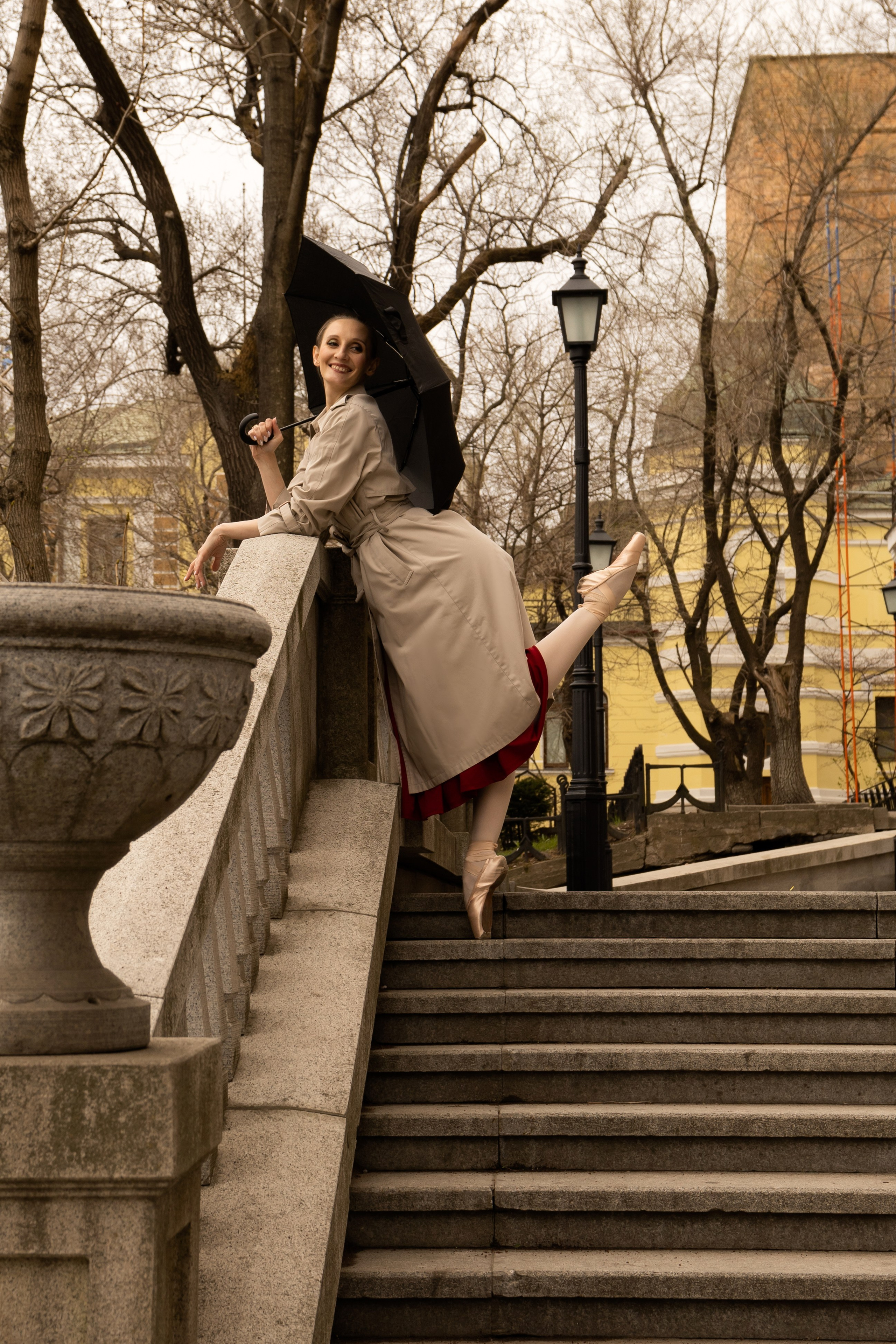 Балерина в городе. Фотограф Владивосток