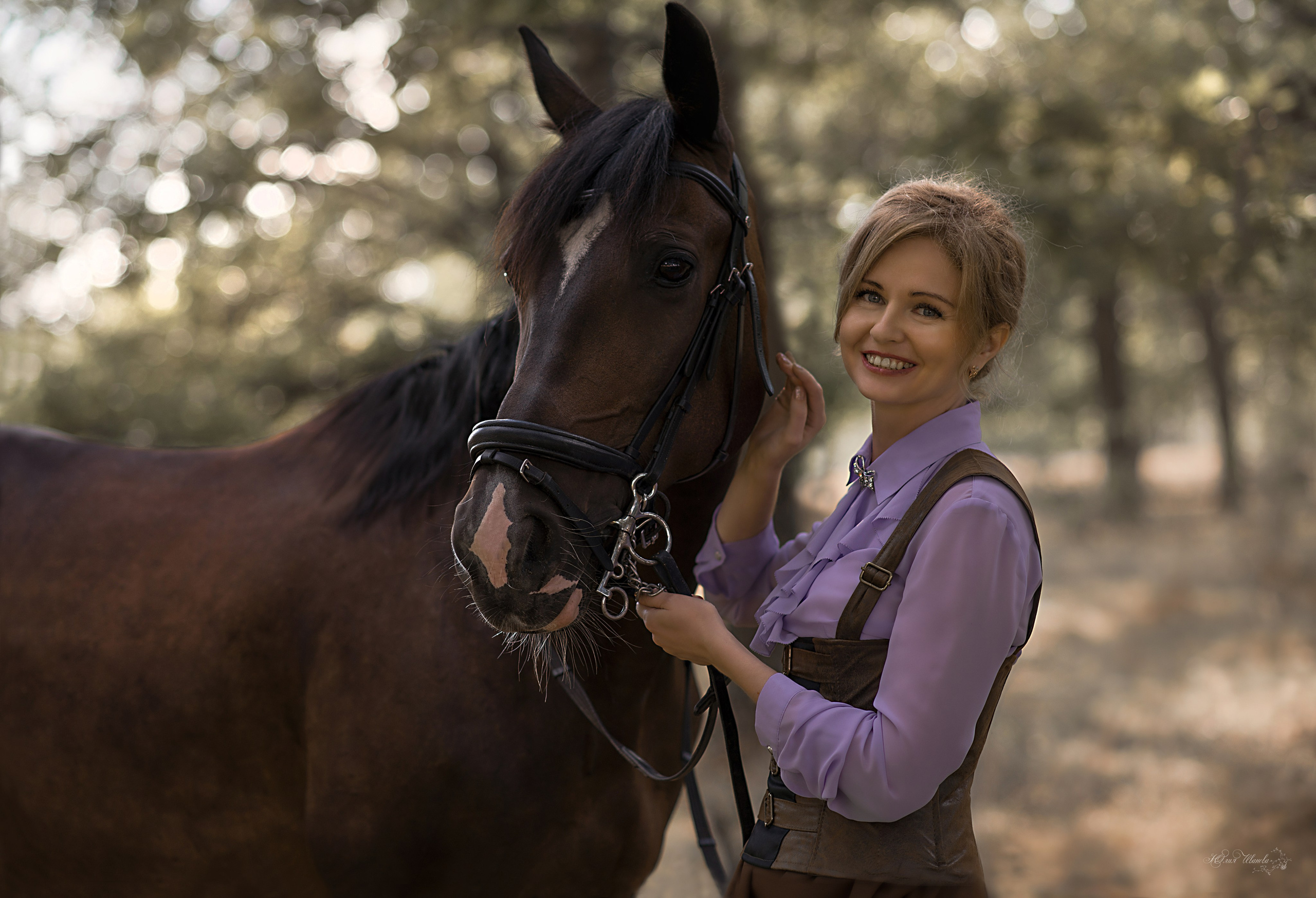 Наташа и Багрец. Конный фотограф в Саратове Юлия Иванова