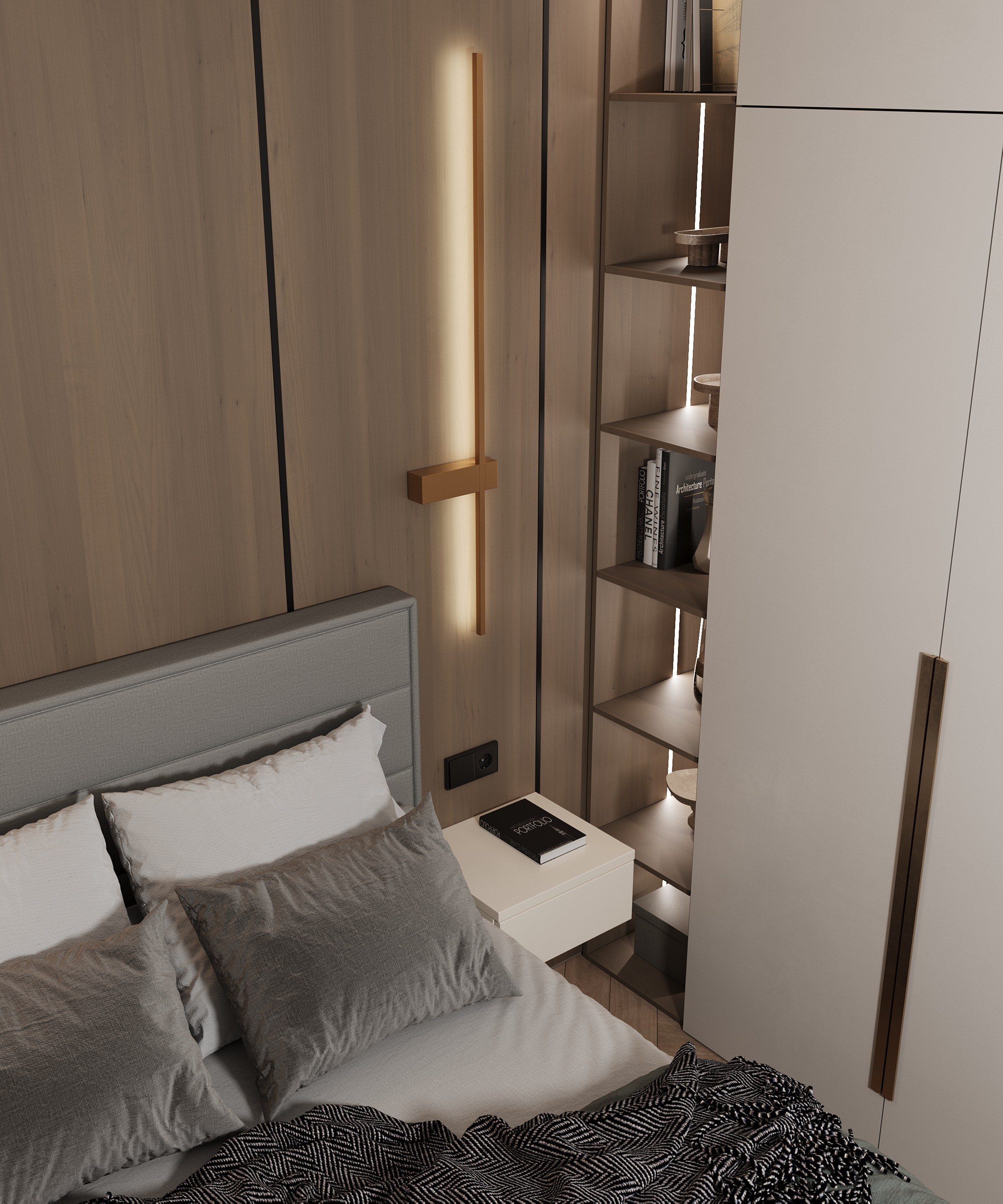 Квартира 55 м² г. Иркутск. ПРОЕКТИРОВАНИЕ ИНТЕРЬЕРОВ И АРХИТЕКТУРНЫХ РЕШЕНИЙ В СТУДИИ SHELOFAST DESIGN