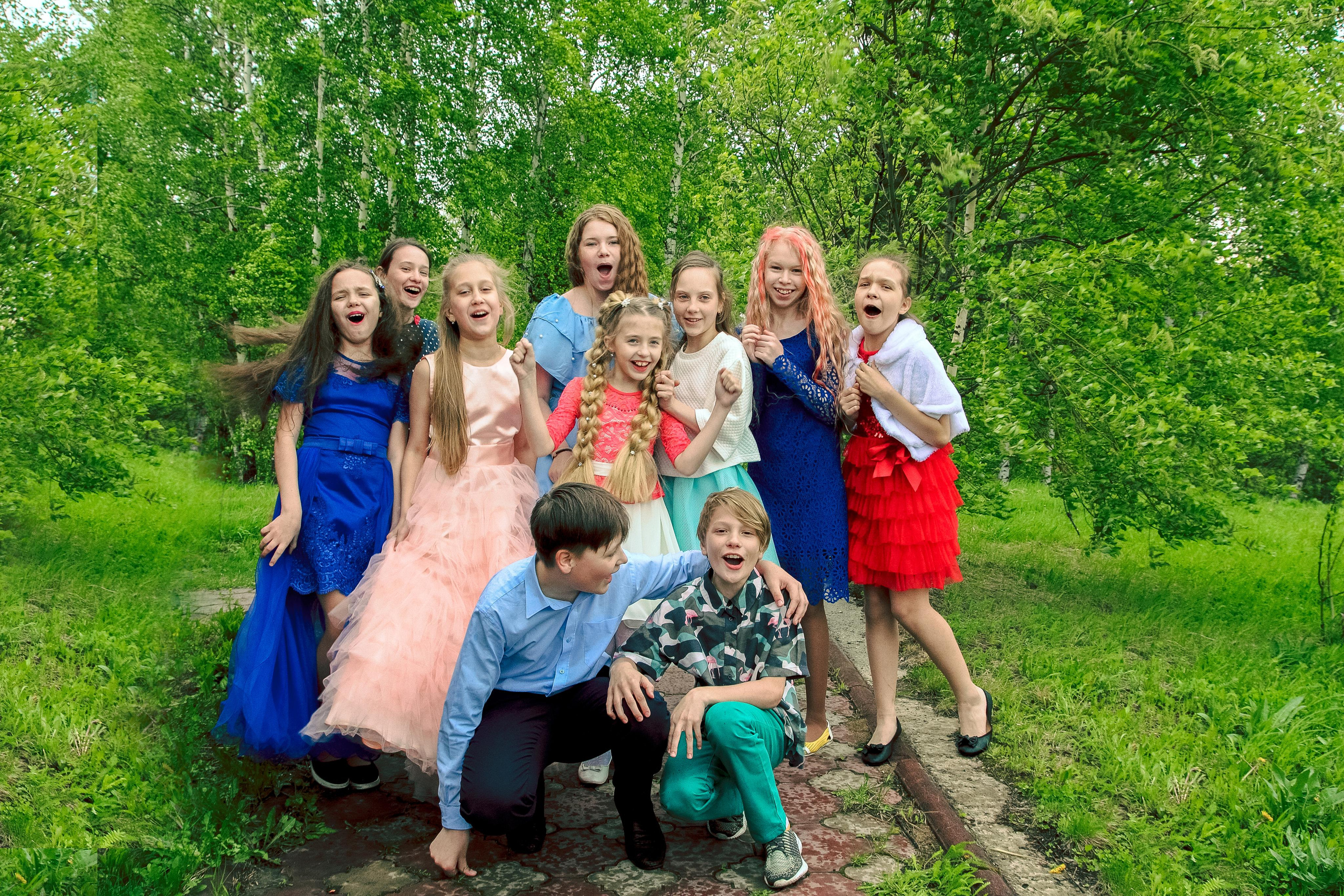 Выпускной в начальной школе. Фотограф Ирина Колесникова