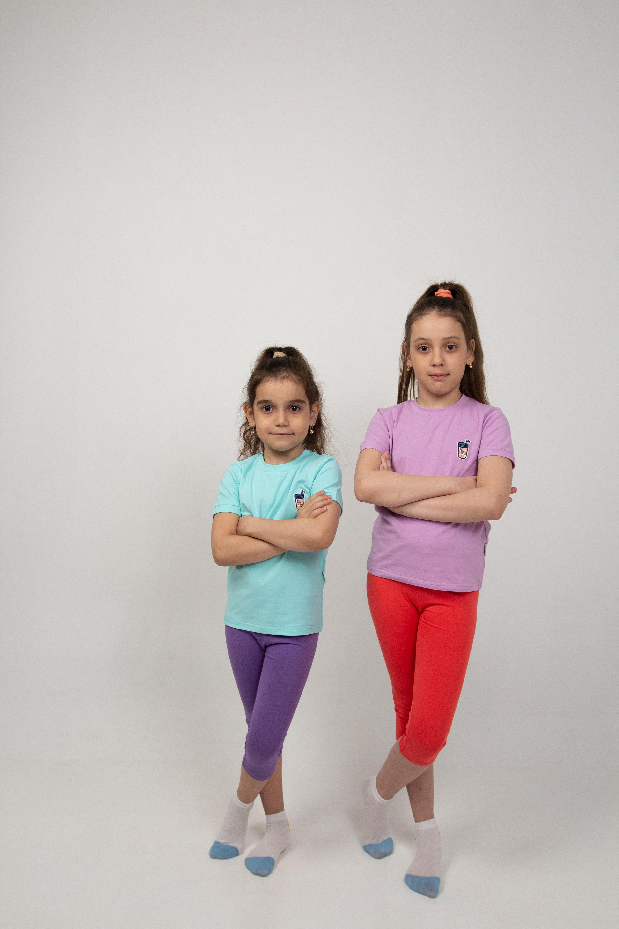 Съёмка детской одежды в студии (девочки). Фотограф Ирина Колесникова