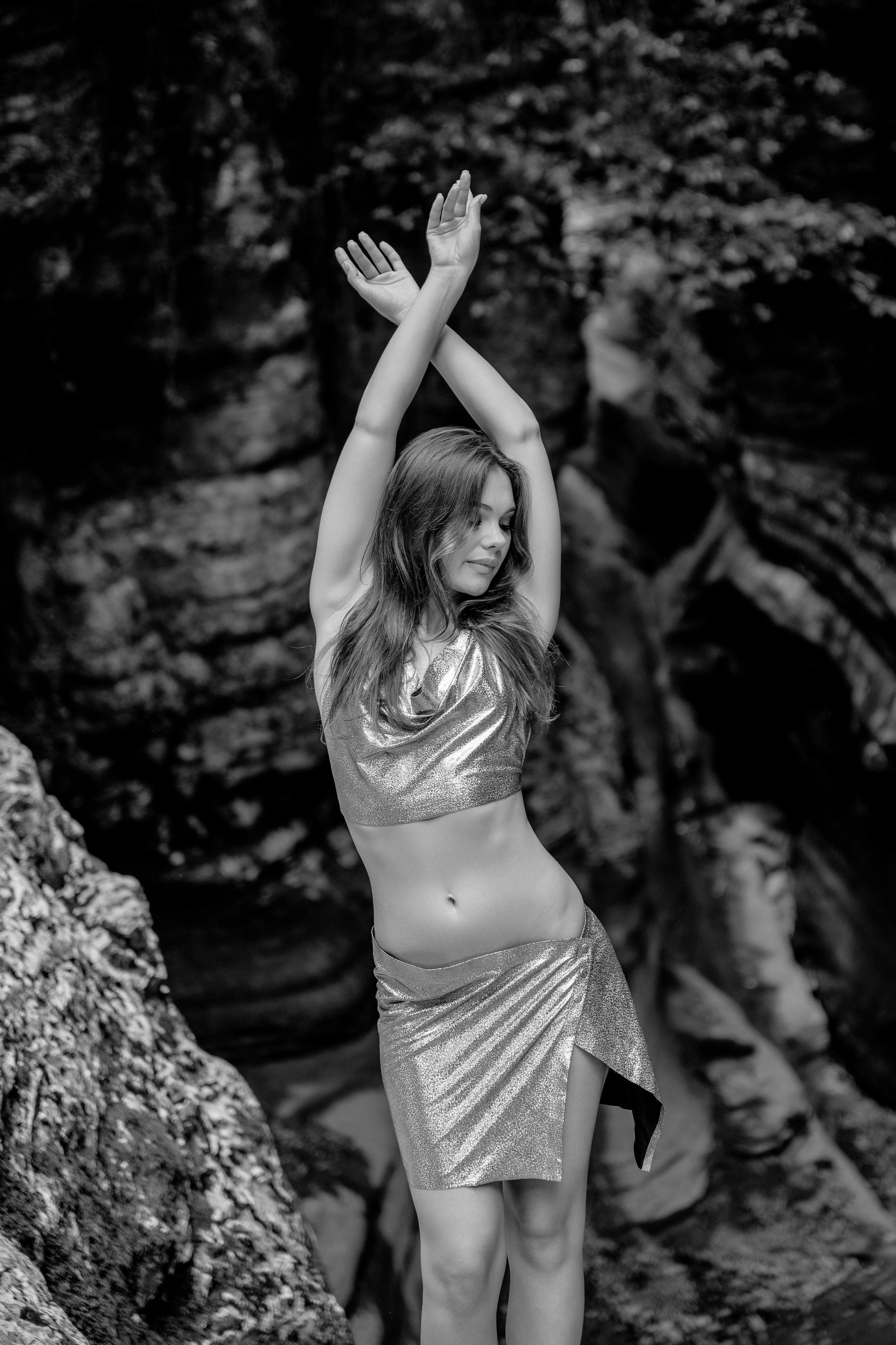 Юля водопады. Наталья Слесаренко фотограф в Сочи