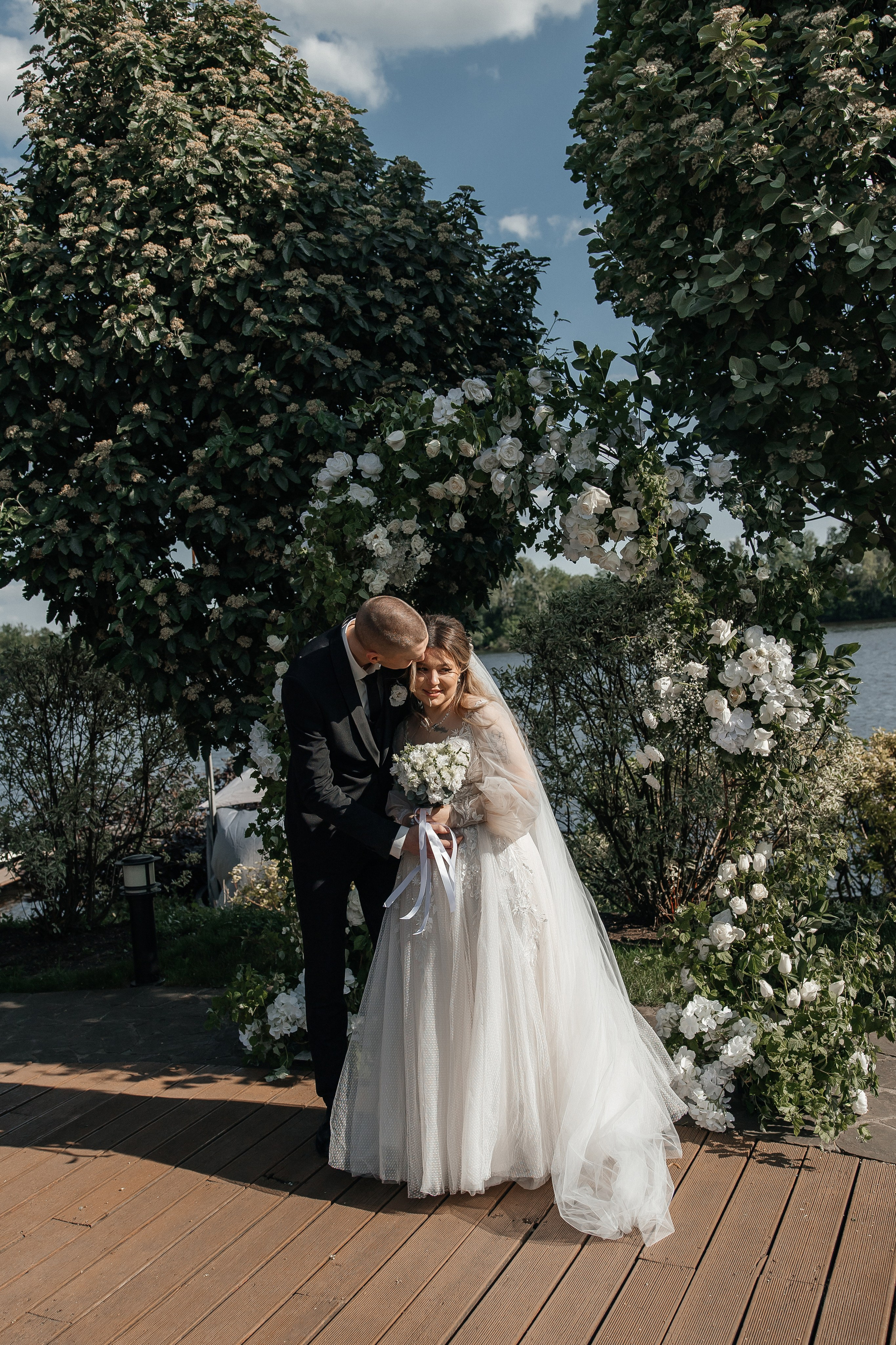 Выездная церемония в Капитан Клуб Жуковский. Свадебный фотограф в Москве Дарья Олендарёва