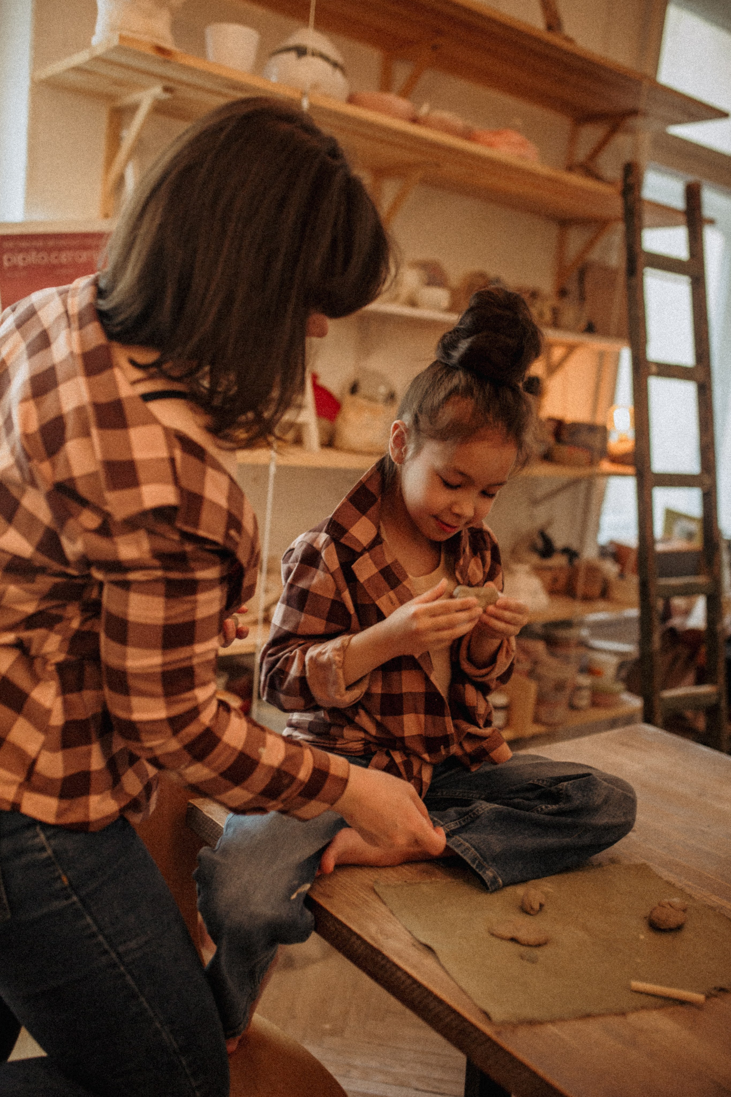Дина & София гончарная. Семейный и Свадебный фотограф в Санкт-Петербурге Плохая Екатерина