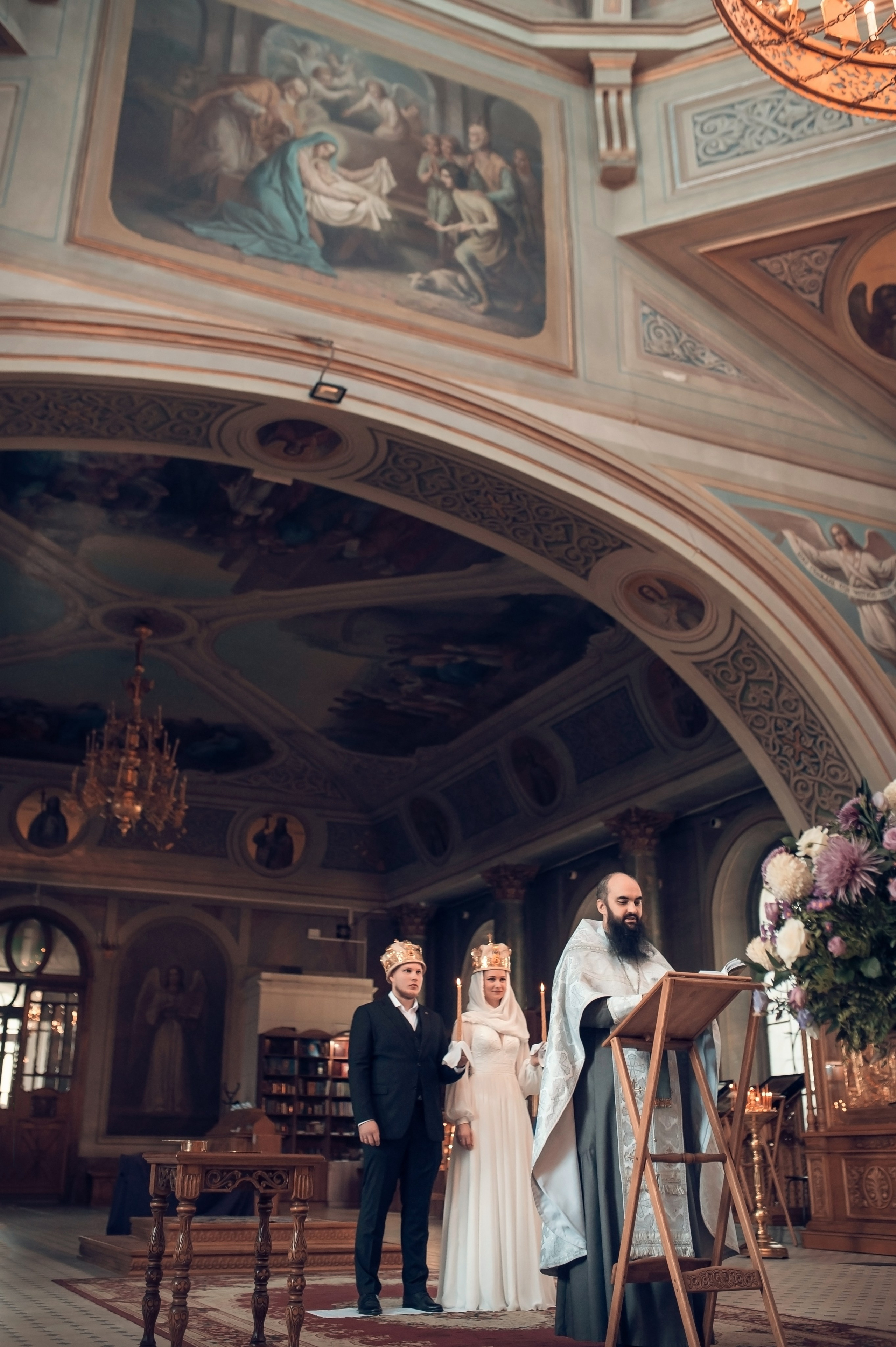 Таинство Венчания Христорождественский кафедральный собор. Семейный фотограф Олеся Батурина Рязань
