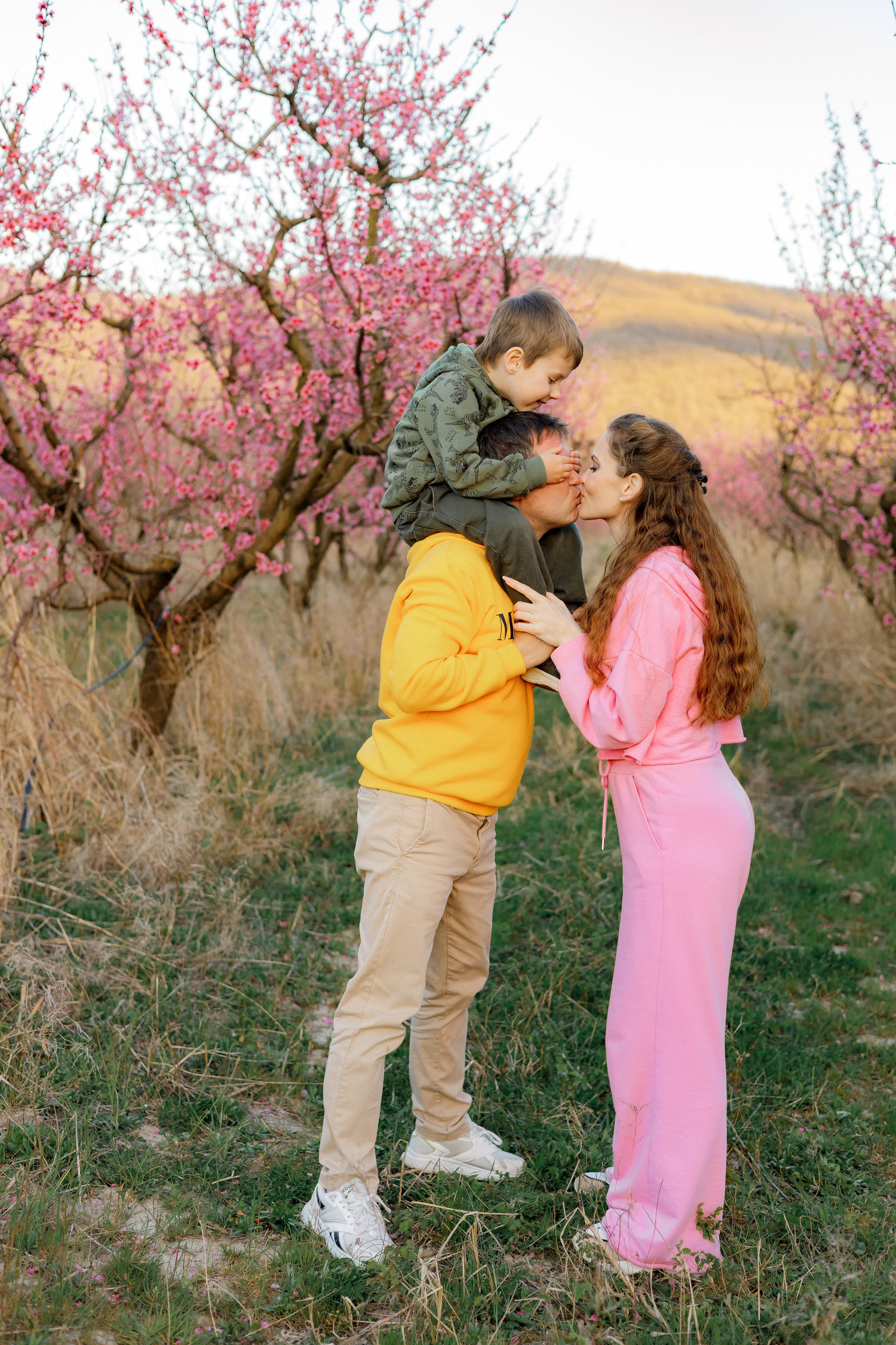 Закат в персиковом саду