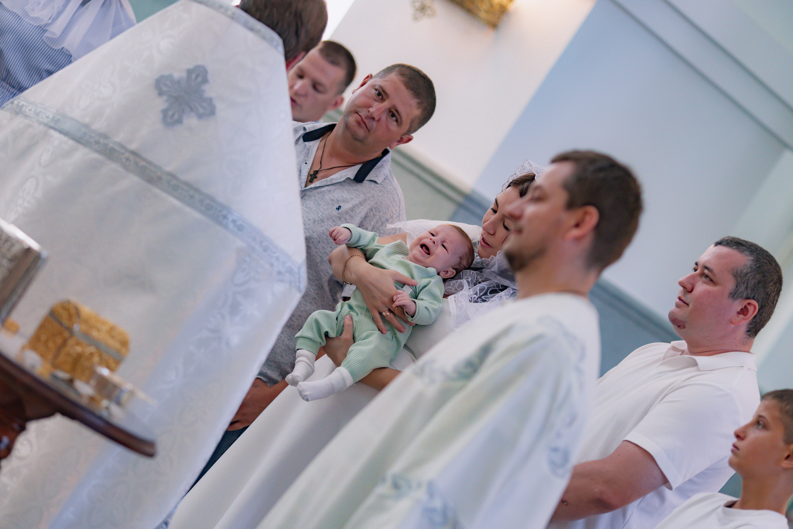 Крещение Александра «Храм Георгия Победоносца». Детский и семейный фотограф Евгения Вахнеева Москва Зеленоград