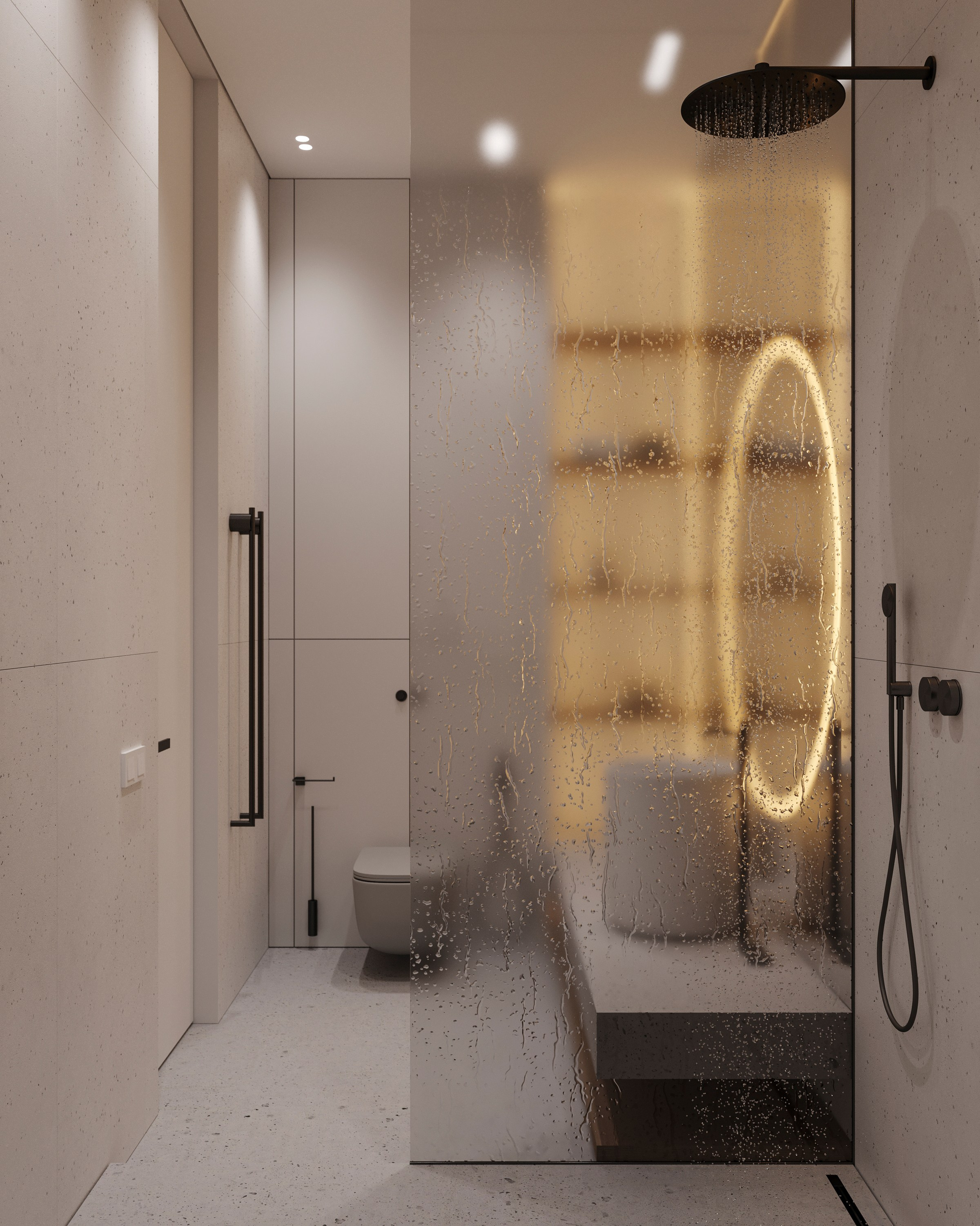 CONCRETE | DESIGNER ANNE KIREEVA. Interior Visualization by Valerie Stetyukevich