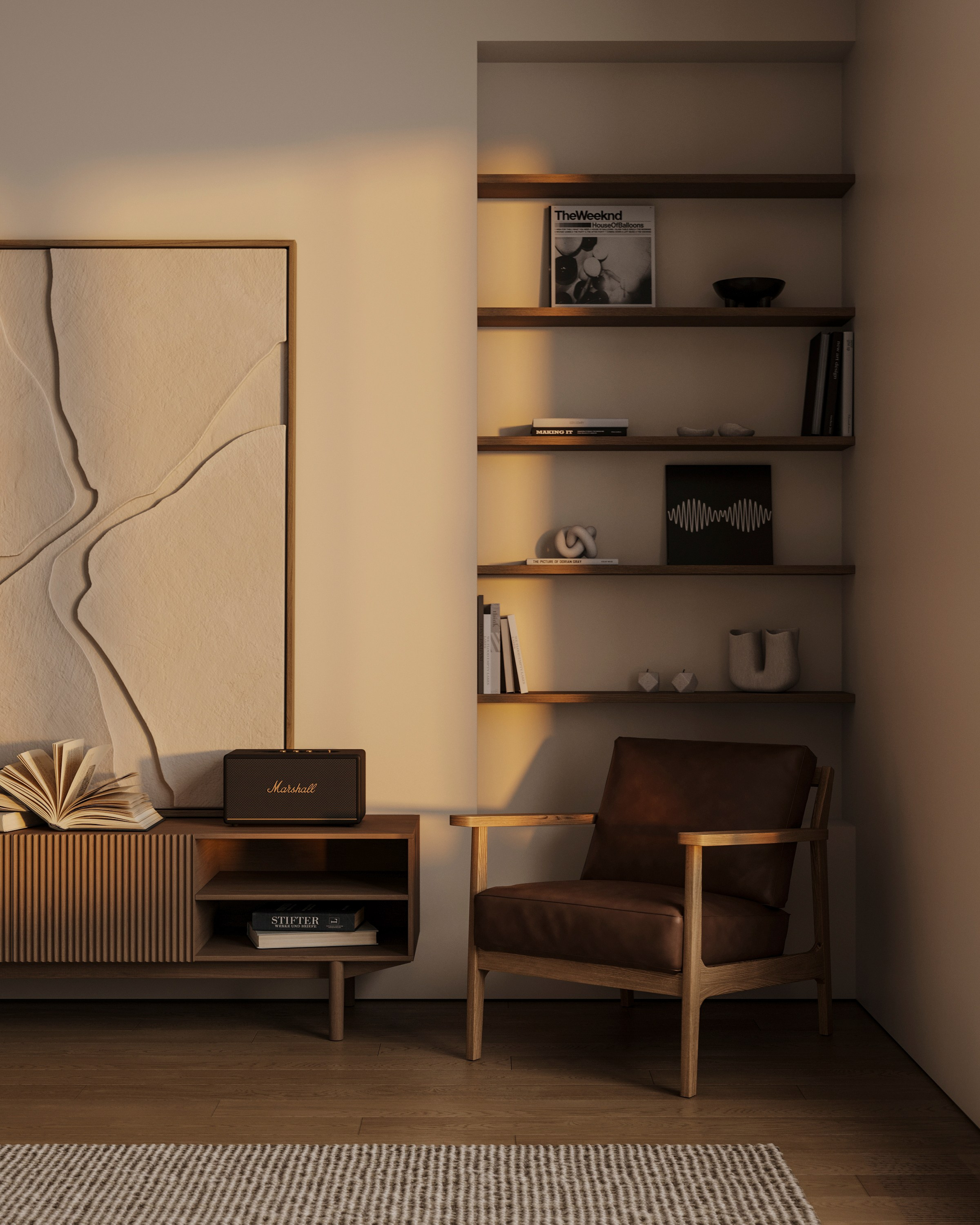 JAPANDI HAVEN | CONCEPTUAL PROJECT. Interior Visualization by Valerie Stetyukevich