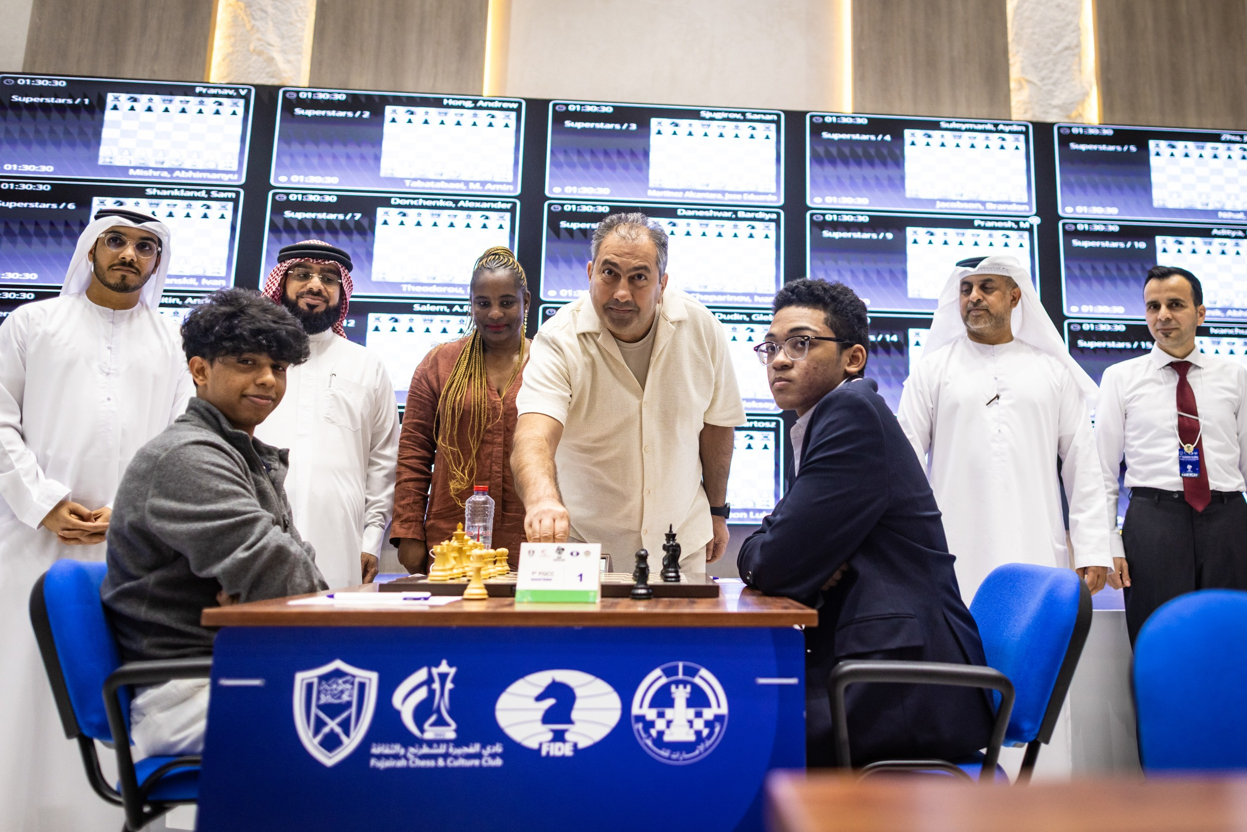 2025.08.31 1st. FUJAIRAH GLOBAL Chess Championship — Round8. Фотограф Анна Штурман (репортажная съёмка любых событий и мероприятий) Anna Shtourman photographer