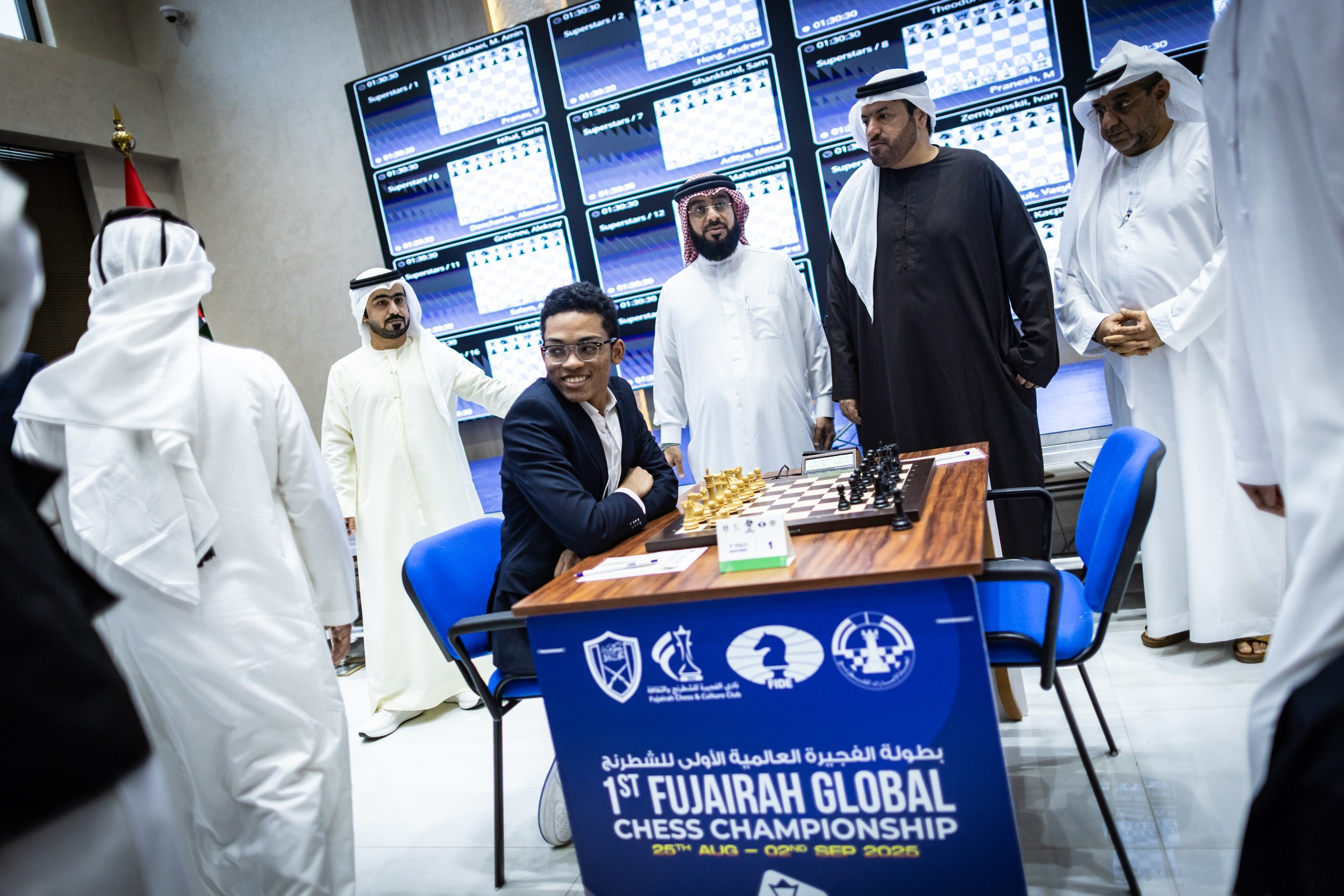 2025.08.30 1st. FUJAIRAH GLOBAL Chess Championship — Round7. Фотограф Анна Штурман (репортажная съёмка любых событий и мероприятий) Anna Shtourman photographer