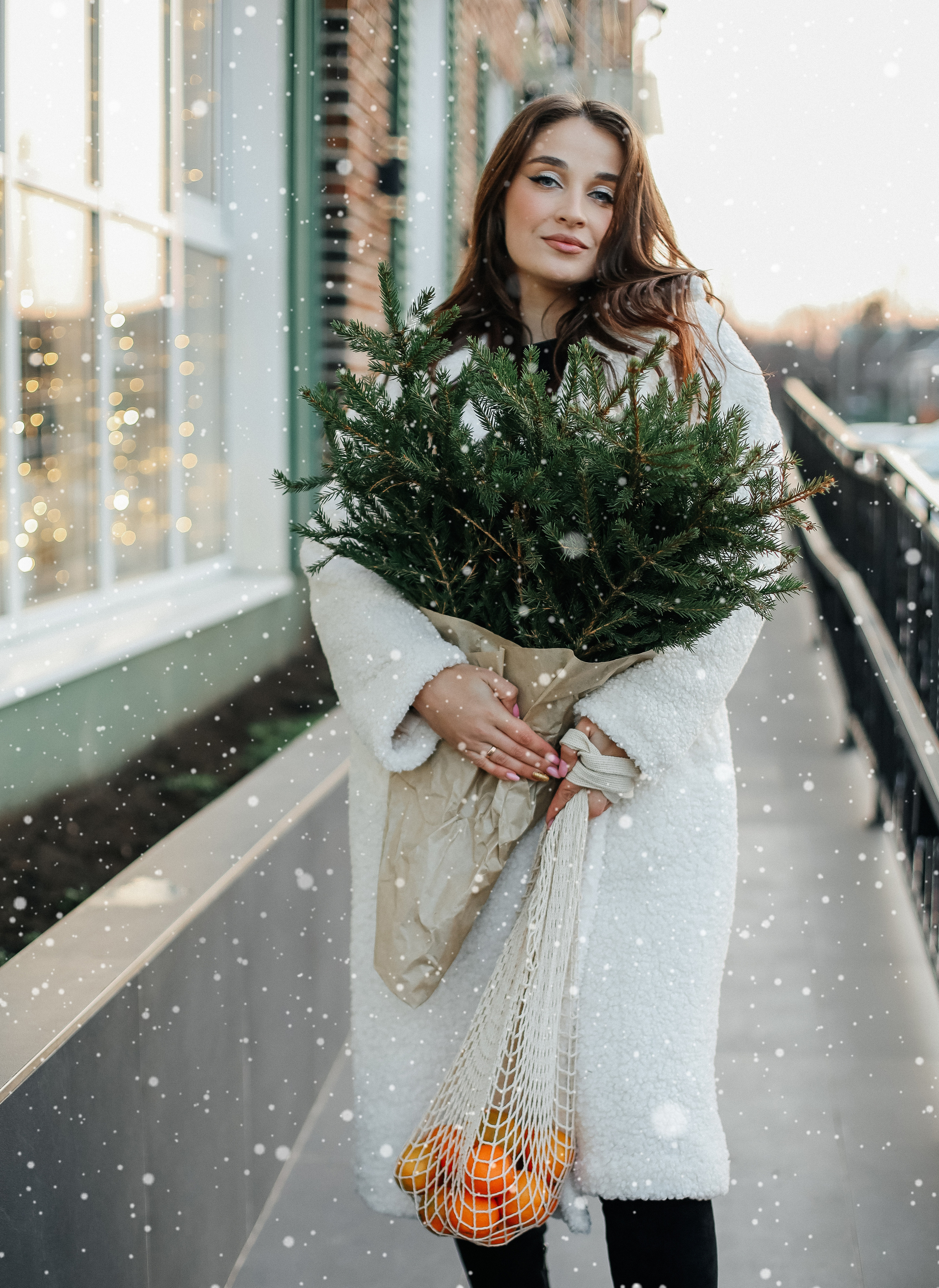 Аромат мандарин и хвои. Зимняя история Оли. Свадебный фотограф Ольга Гречко