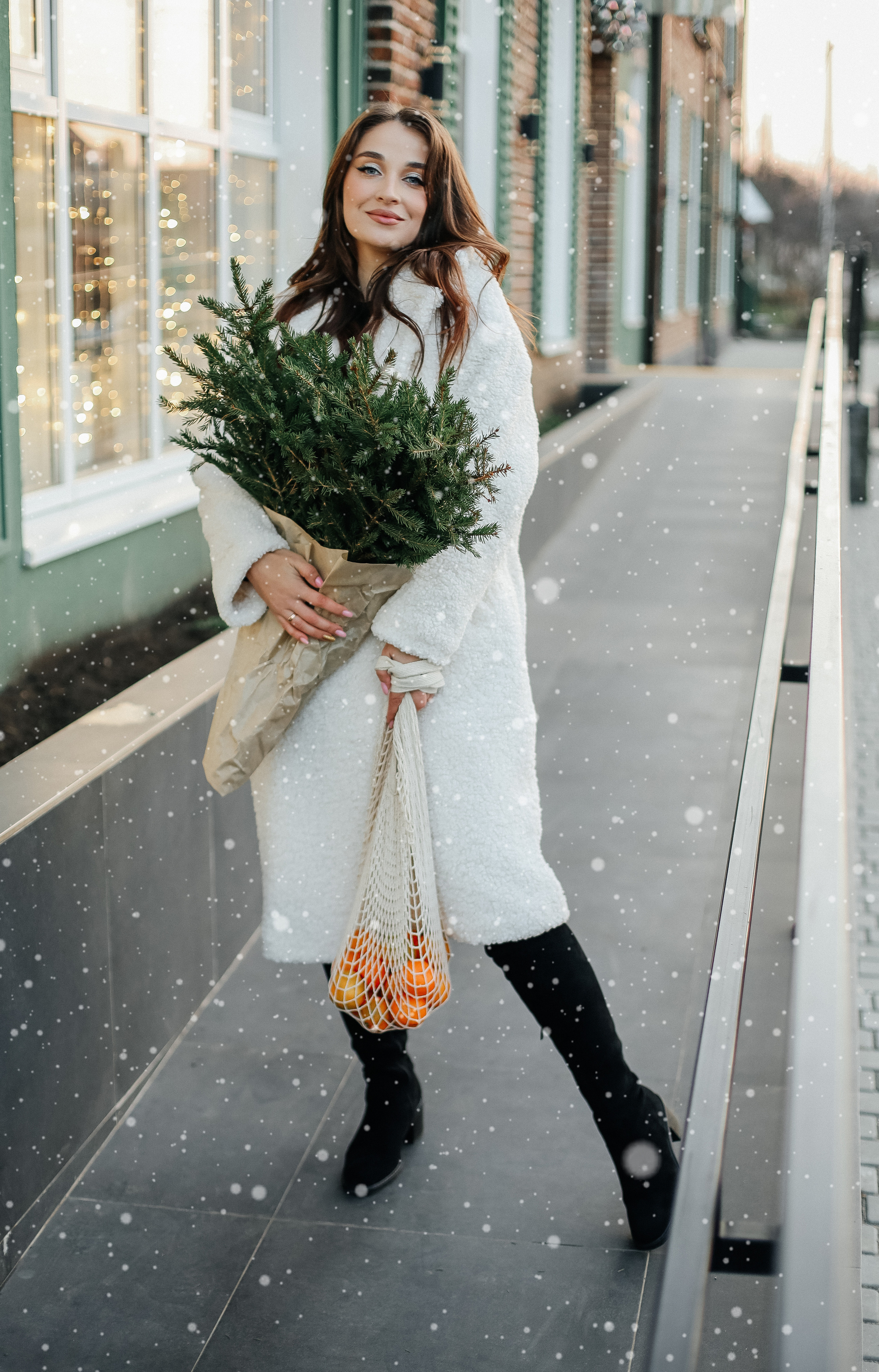 Аромат мандарин и хвои. Зимняя история Оли. Свадебный фотограф Ольга Гречко