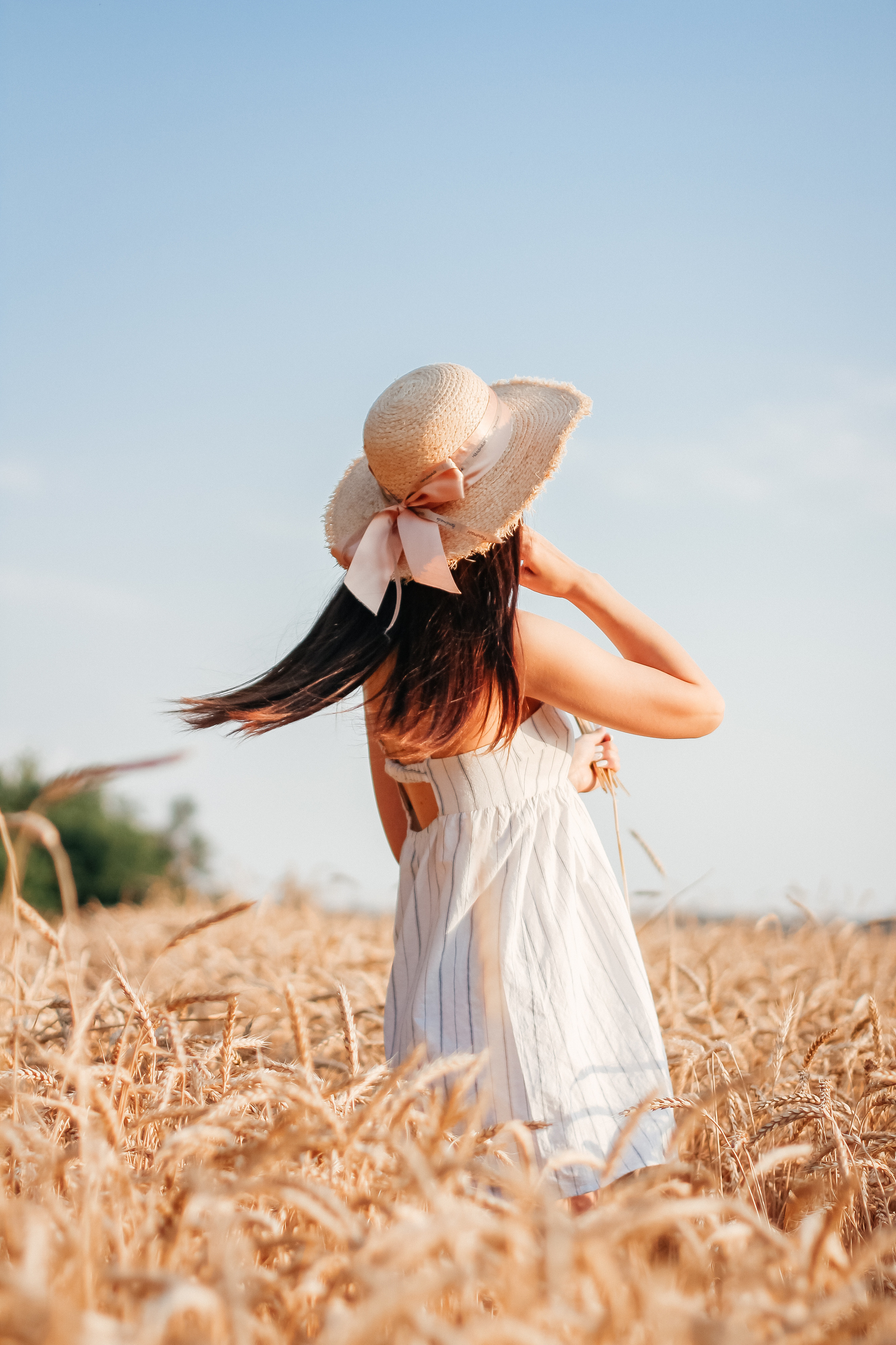 Настя в пшеничном поле. Свадебный фотограф Ольга Гречко