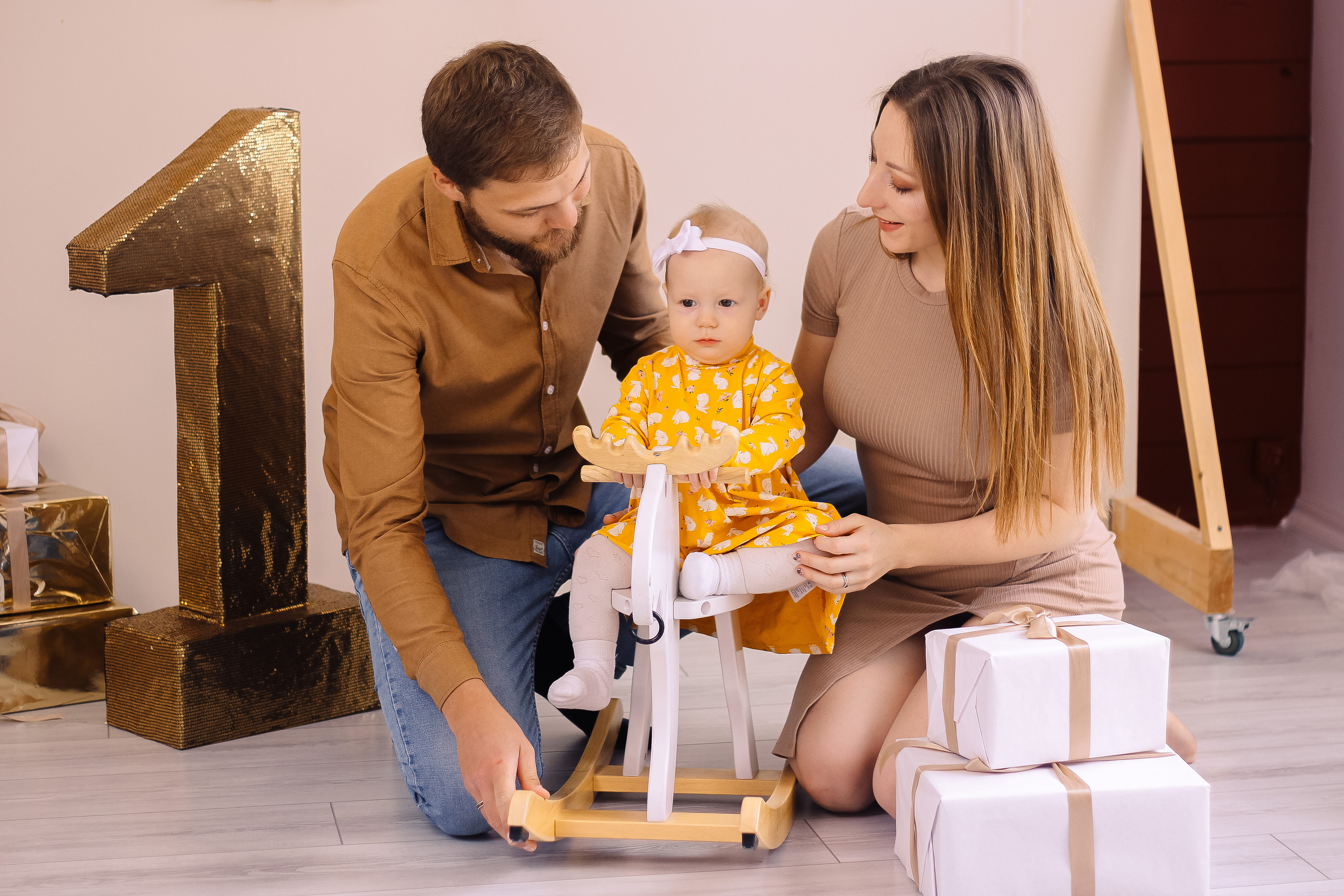 Первый день рождения Анюты. Свадебный фотограф Ольга Гречко