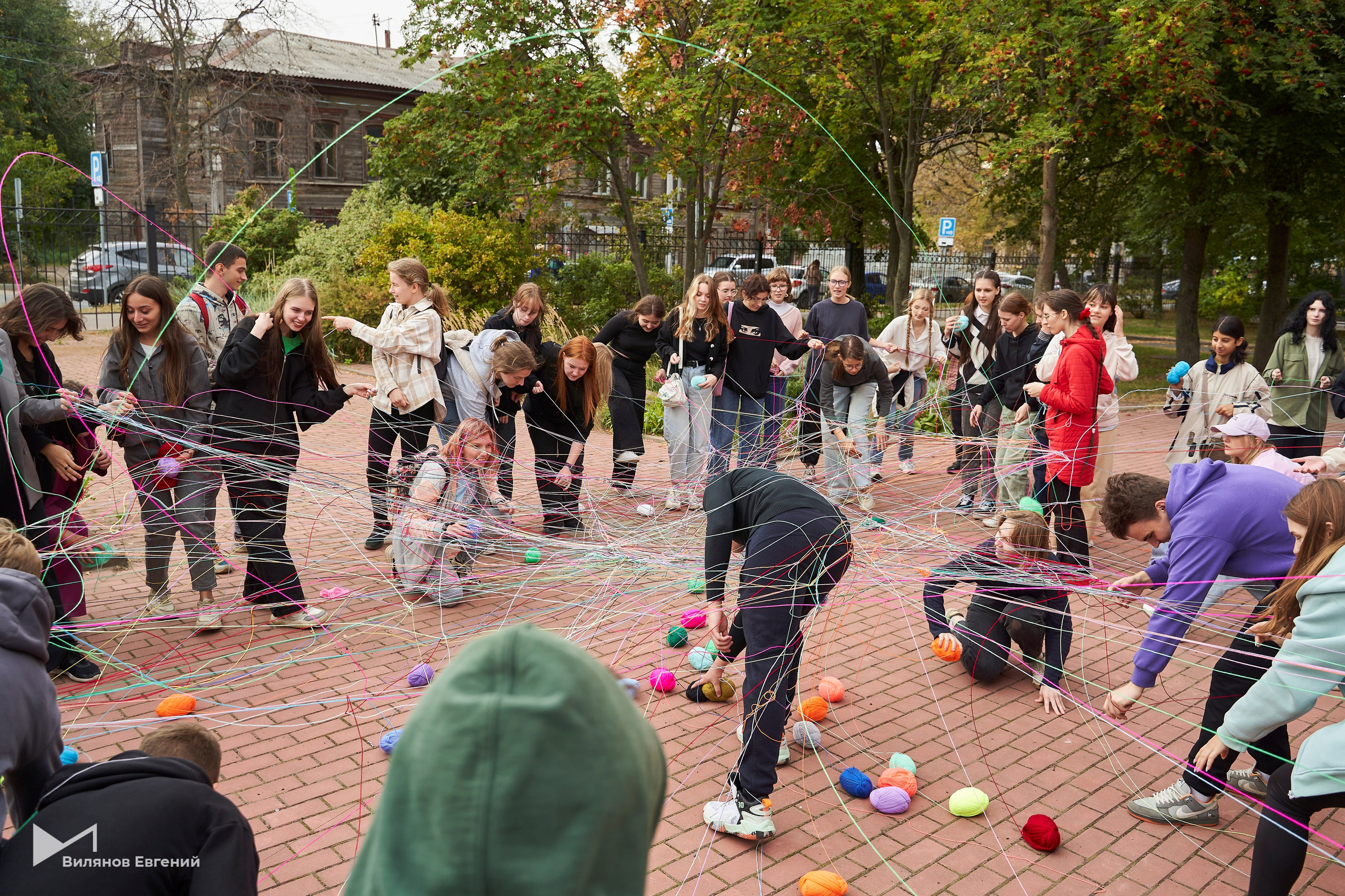 Мероприятие «Веревка» для первокурсников ННГАСУ. Репортажный фотограф Вилянов Евгений. Нижний Новгород