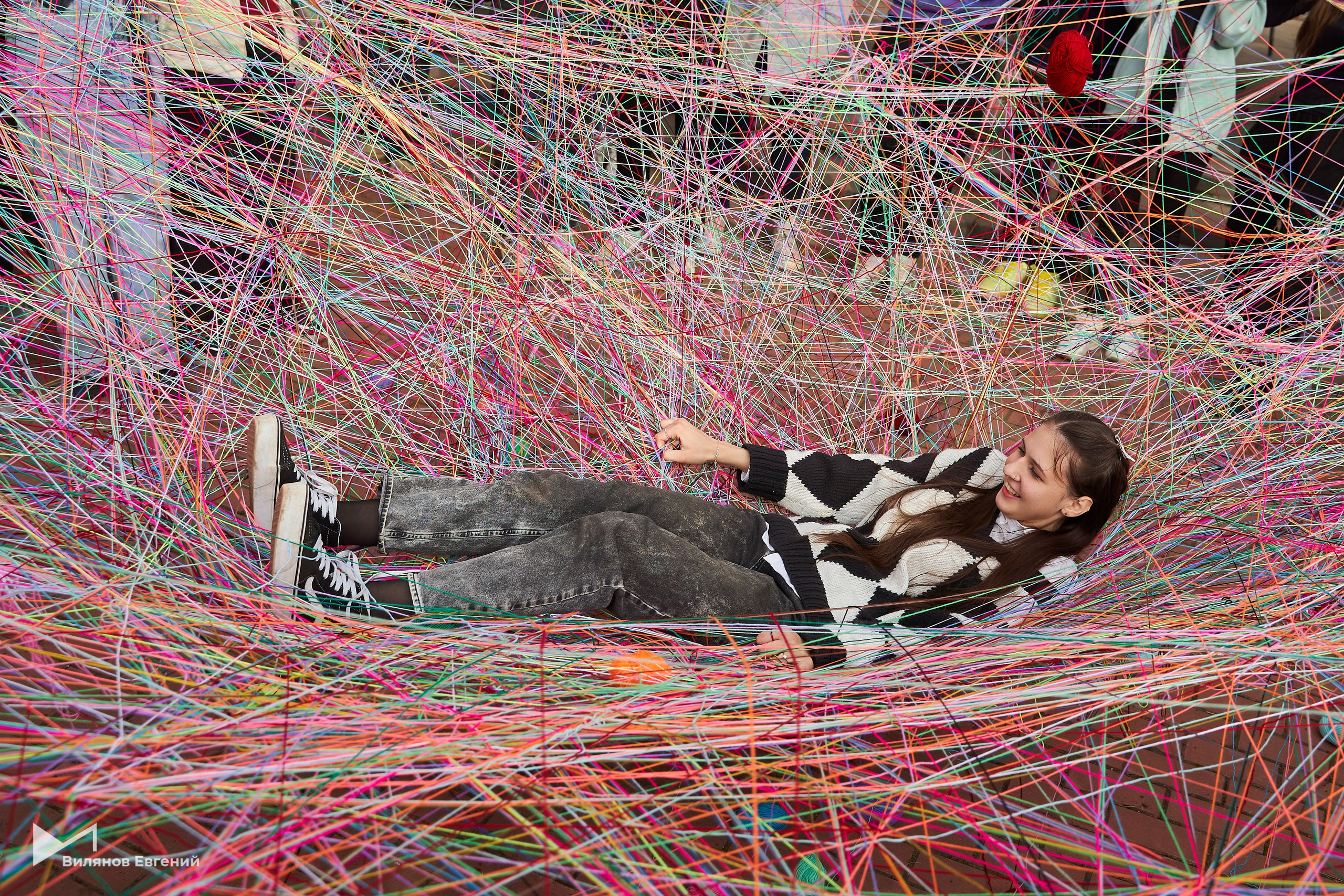 Мероприятие «Веревка» для первокурсников ННГАСУ. Репортажный фотограф Вилянов Евгений. Нижний Новгород