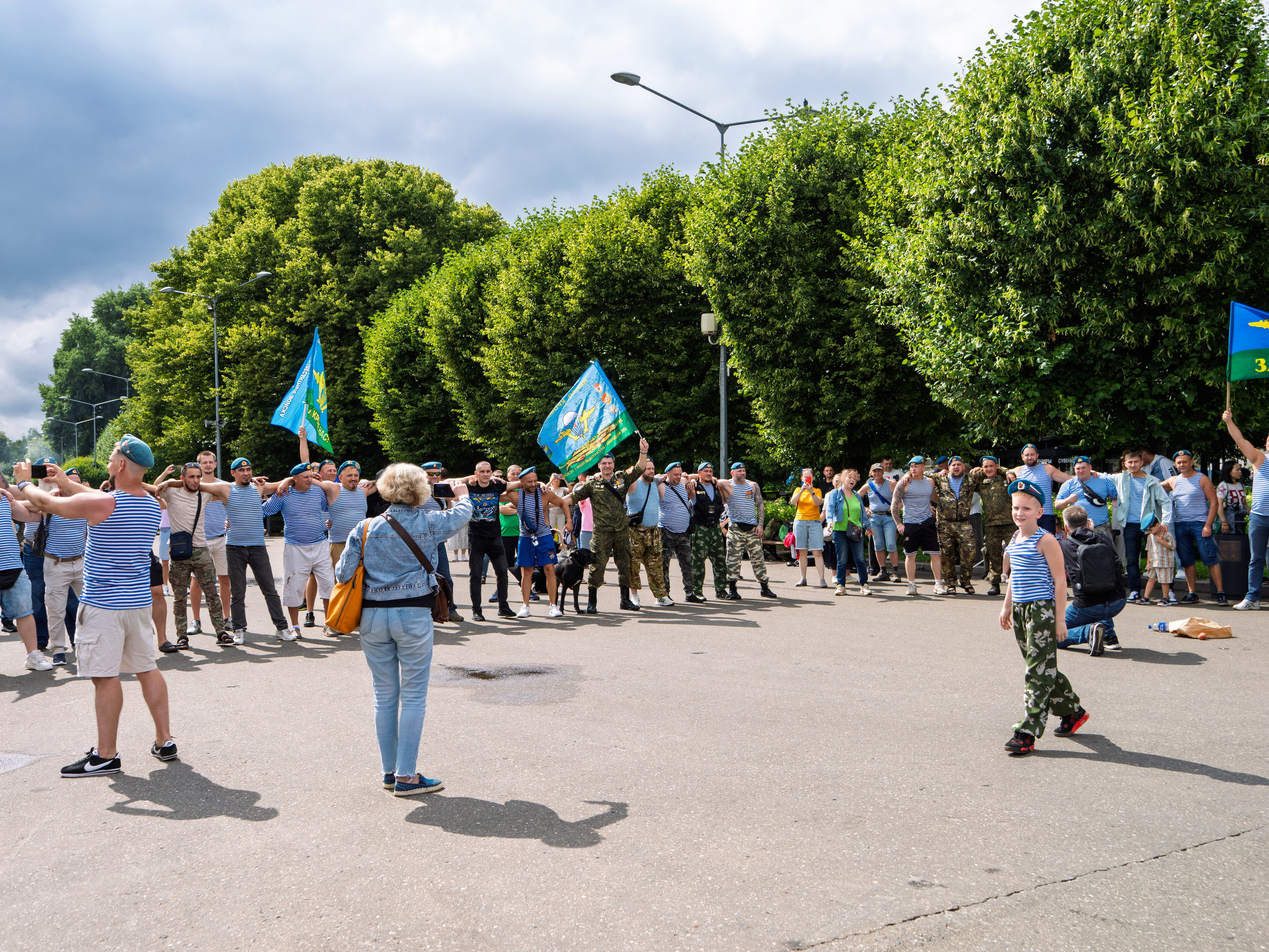 Празднование 95-летия ВДВ в парке горького 2 августа 2025 гола. Фотограф Никифоров-Гордеев Сергей. Москва и МО