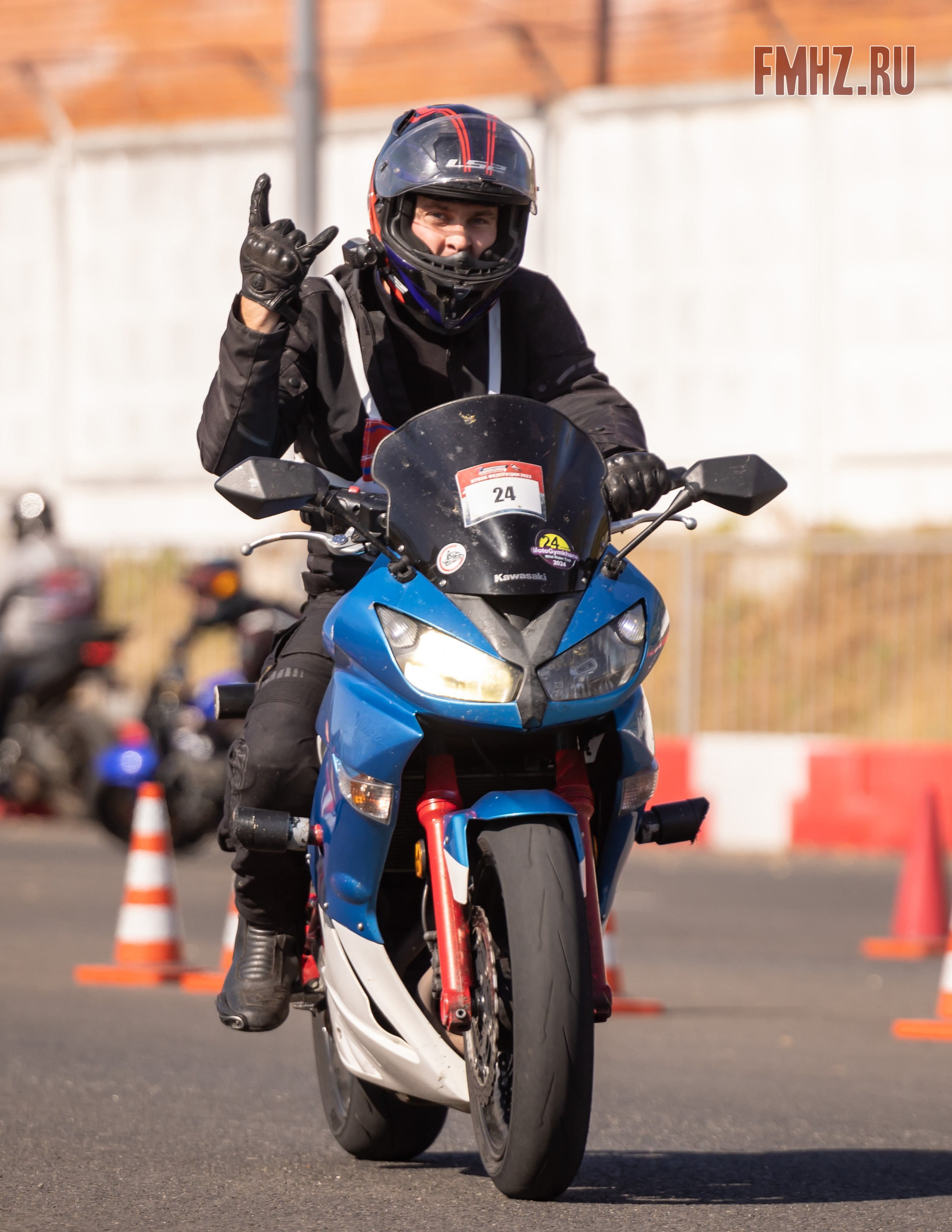 Соревнования по мотоджимхане на площадке Мосгортранс 15.09.2024. Фотограф Владимир Охрименко