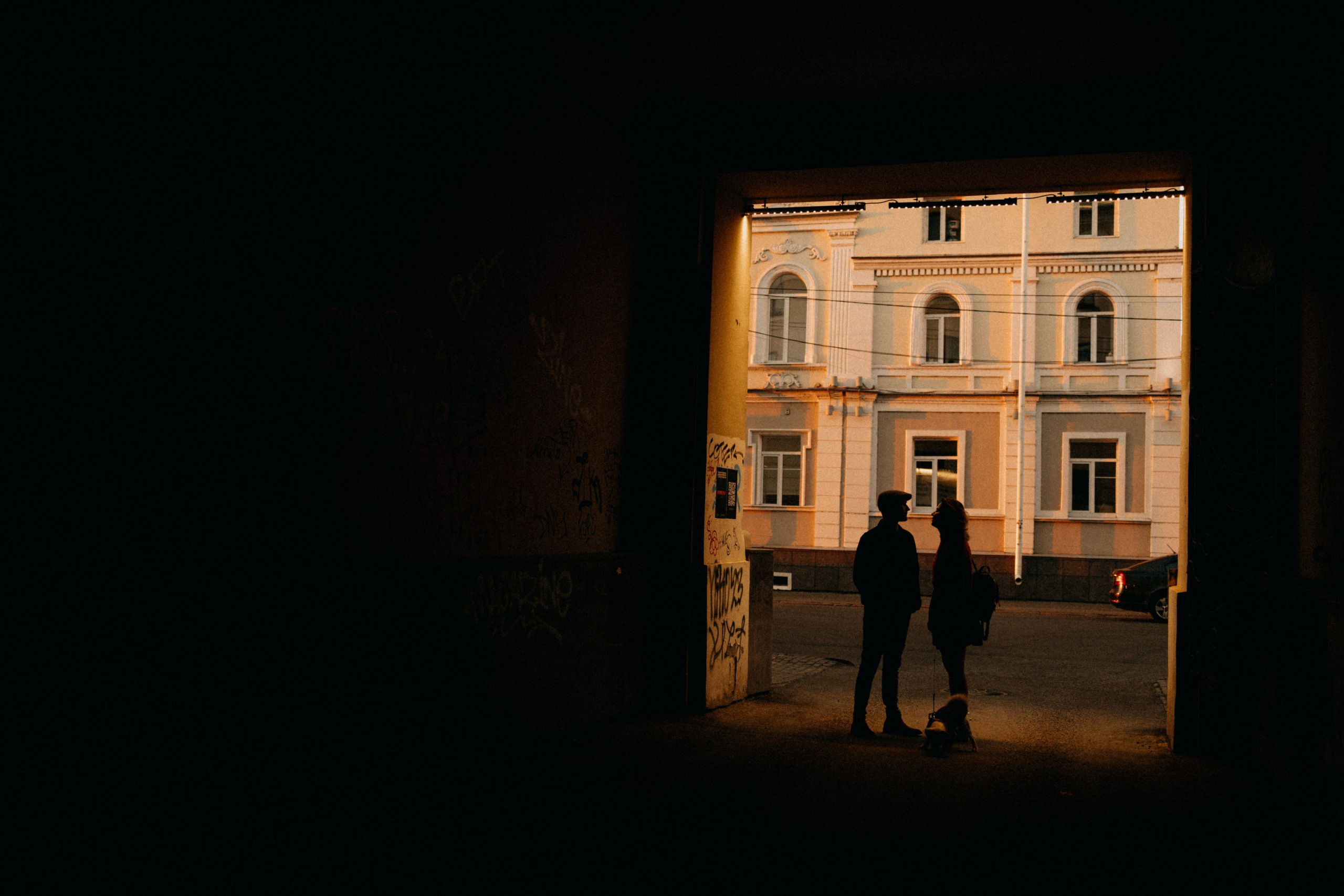 Прогулка втроём. Фотограф Настя Леонова