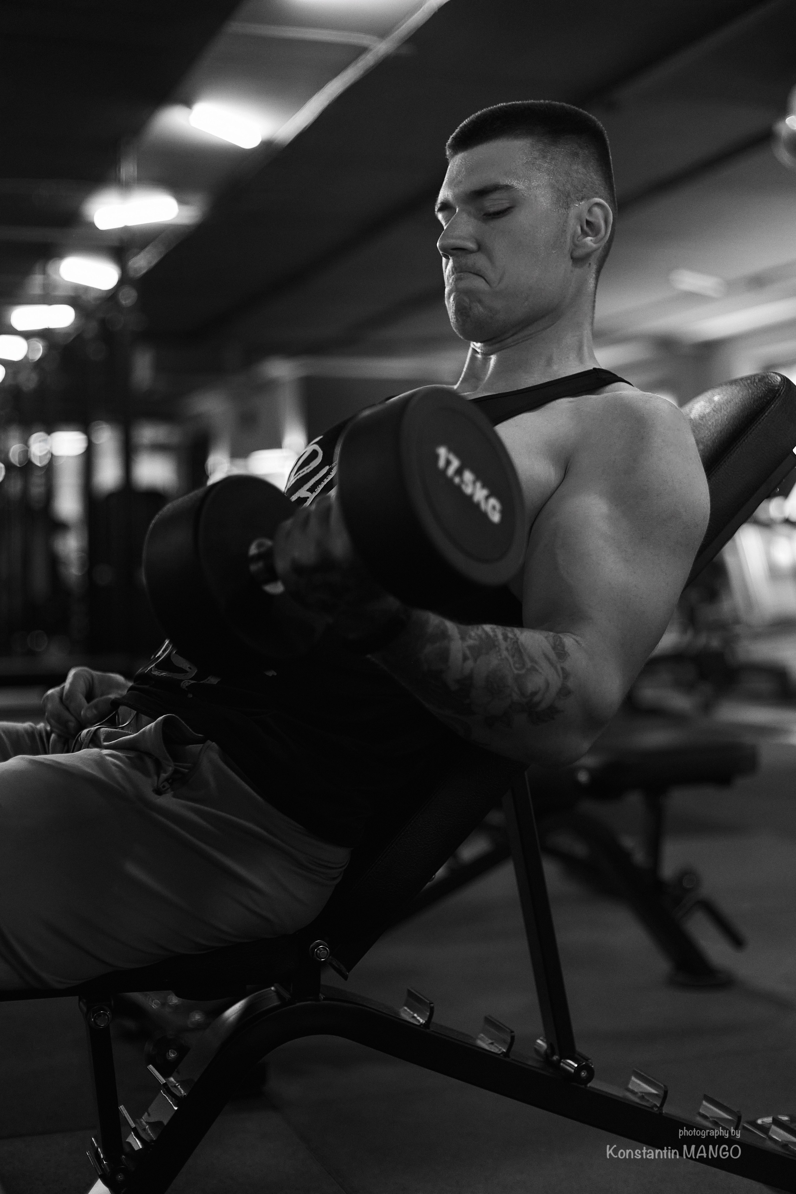 Фитнес фото для тренера Дениса. Фотограф в Рязани. Свадьба, семейное фото, портрет. Константин Манго