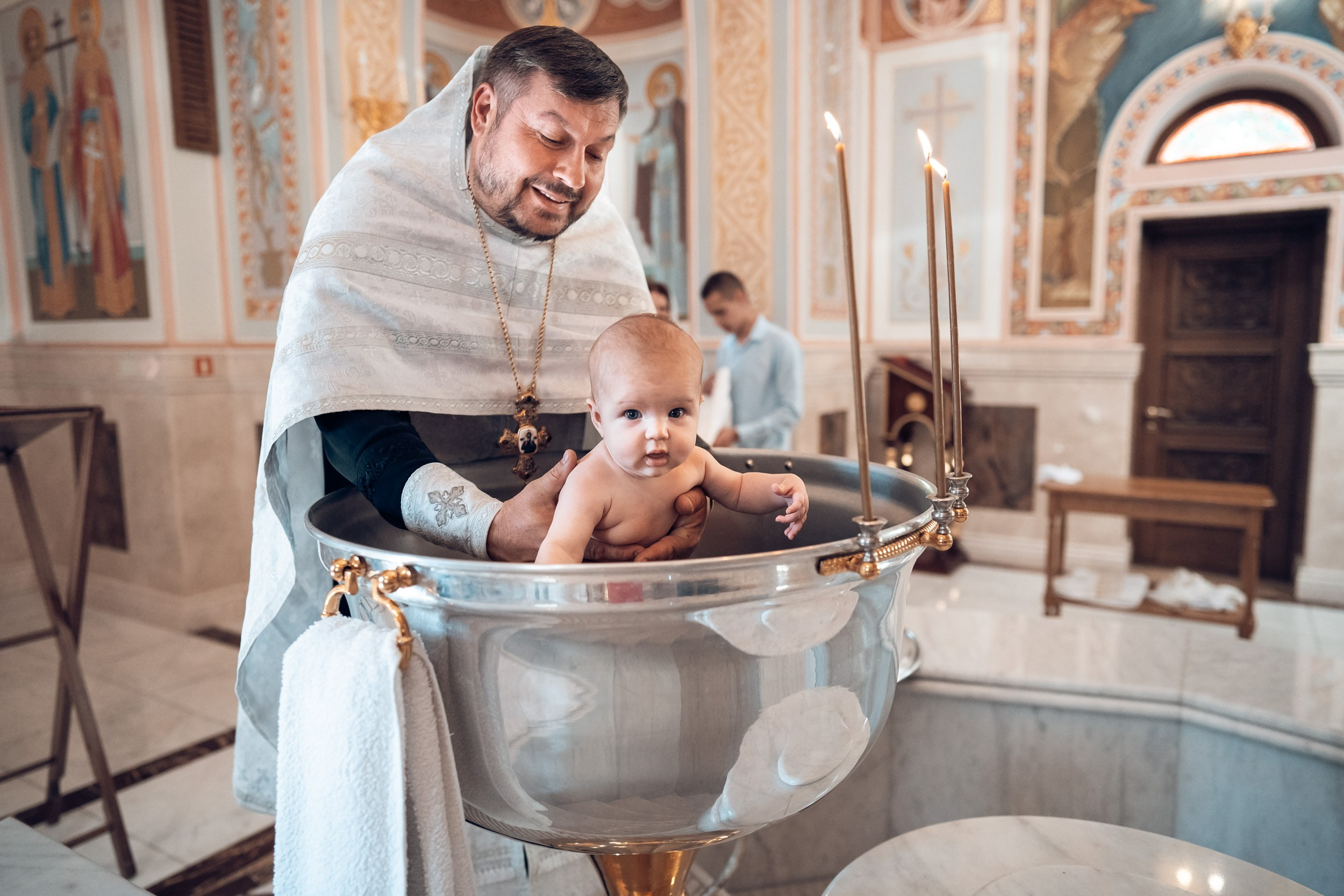 Крещение в Александро-Невском соборе Симферополь. Церковный фотограф Севастополь