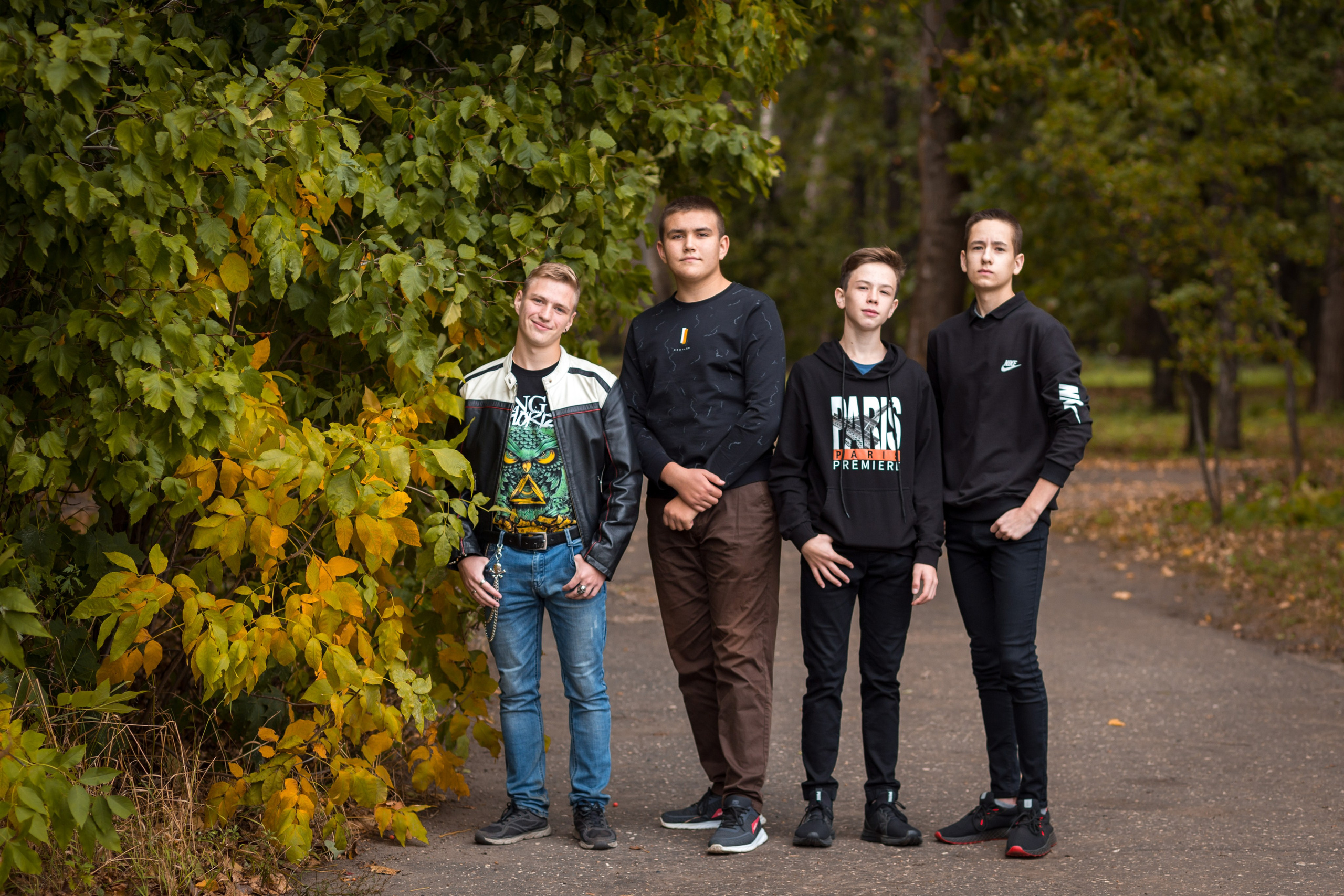 Съёмка в парке. Выпускные альбомы «Эврика» в Нижнем Новгороде