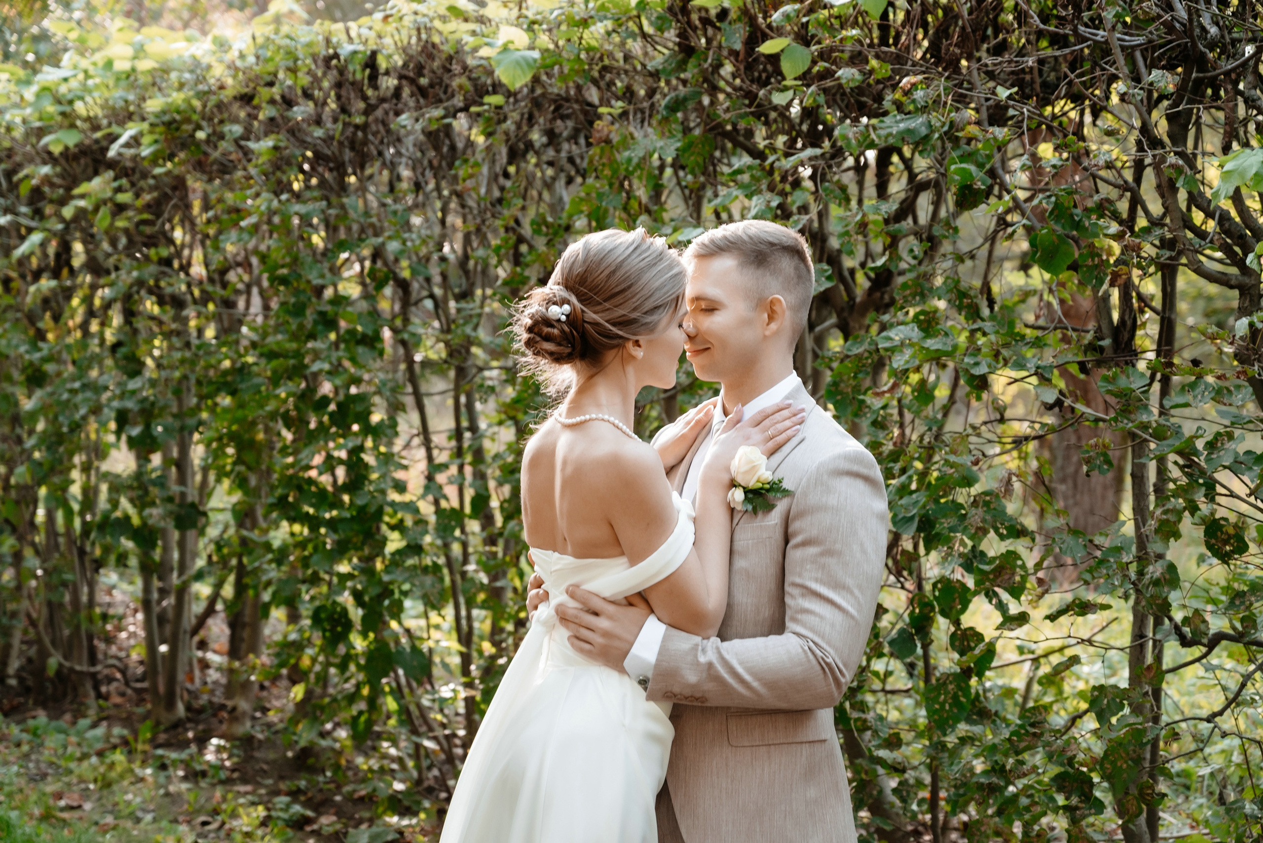 Выездная регистрация брака в парке Кусково. Свадебный и семейный фотограф в Москве Светлана Зоткина