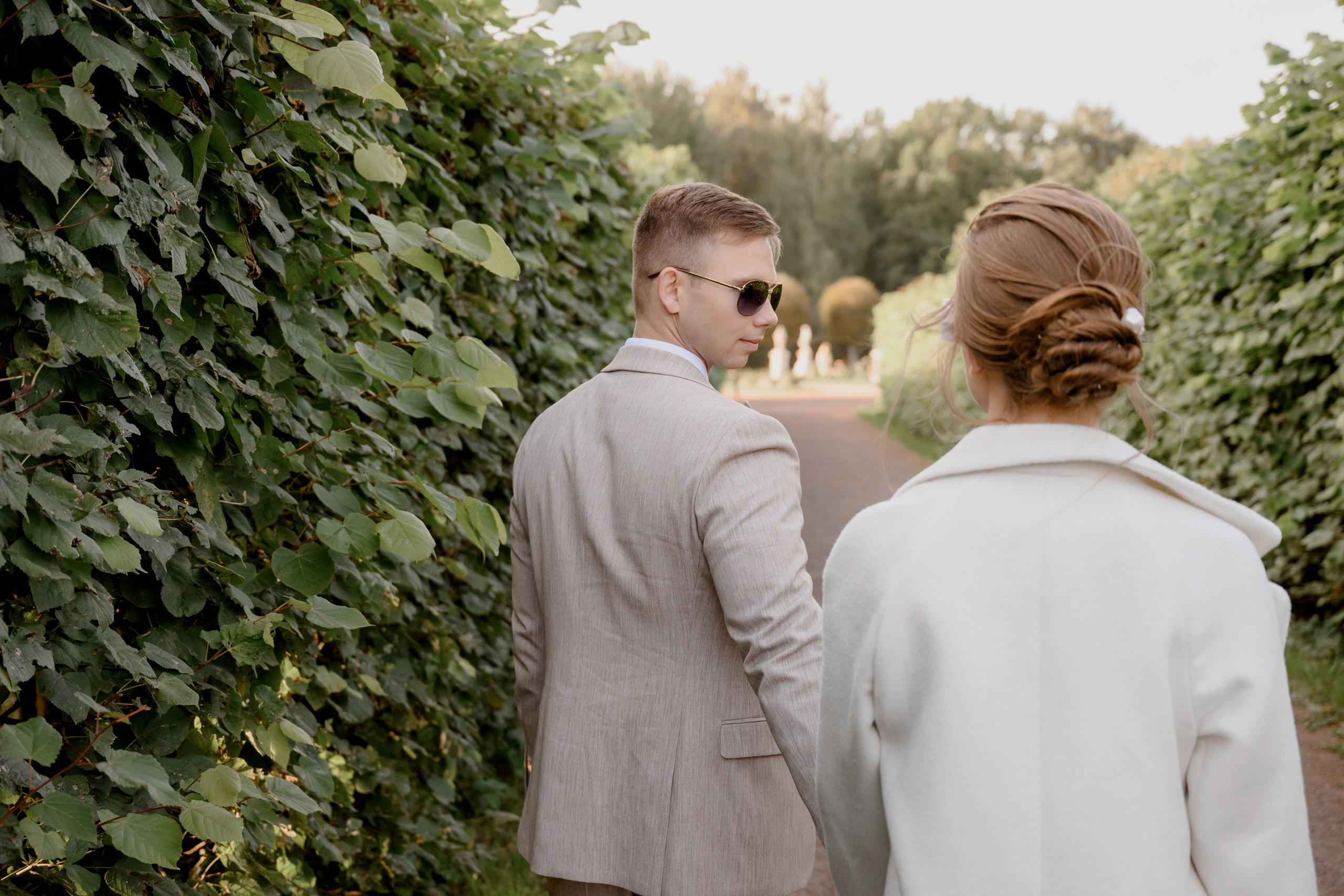 Выездная регистрация брака в парке Кусково. Свадебный и семейный фотограф в Москве Светлана Зоткина